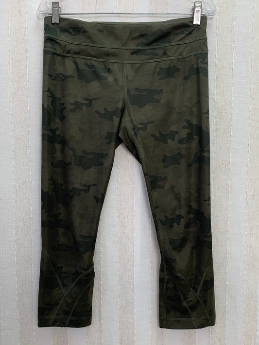 LULULEMON green camo 23" Inseam Athletic Pants - 8