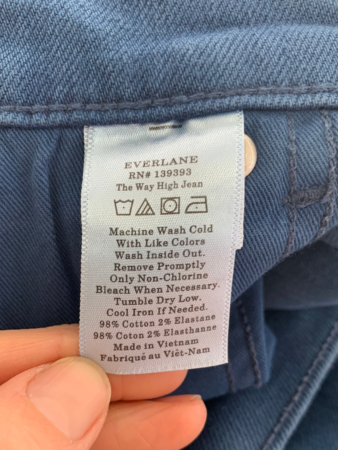EVERLANE blue The Way High Jeans - 31