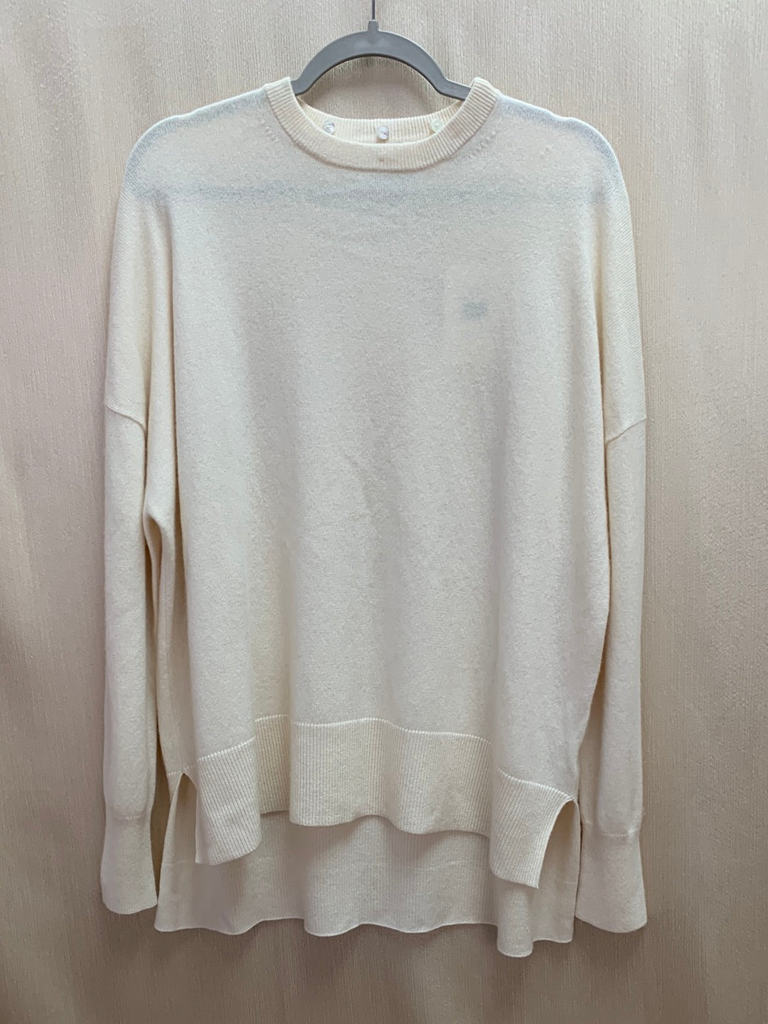 NWT - EVERYBODY & EVERYONE / NAADAM ivory Wool Cashmere Sweater - 16