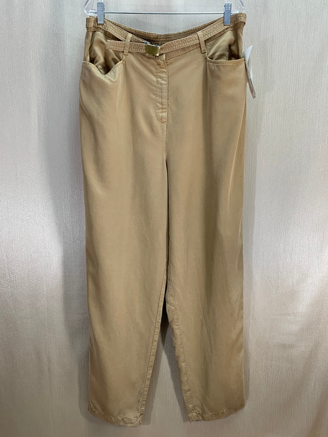 NWT - JONES NEW YORK tan City Safari Tencel Lyocell Pull On Pants - 18