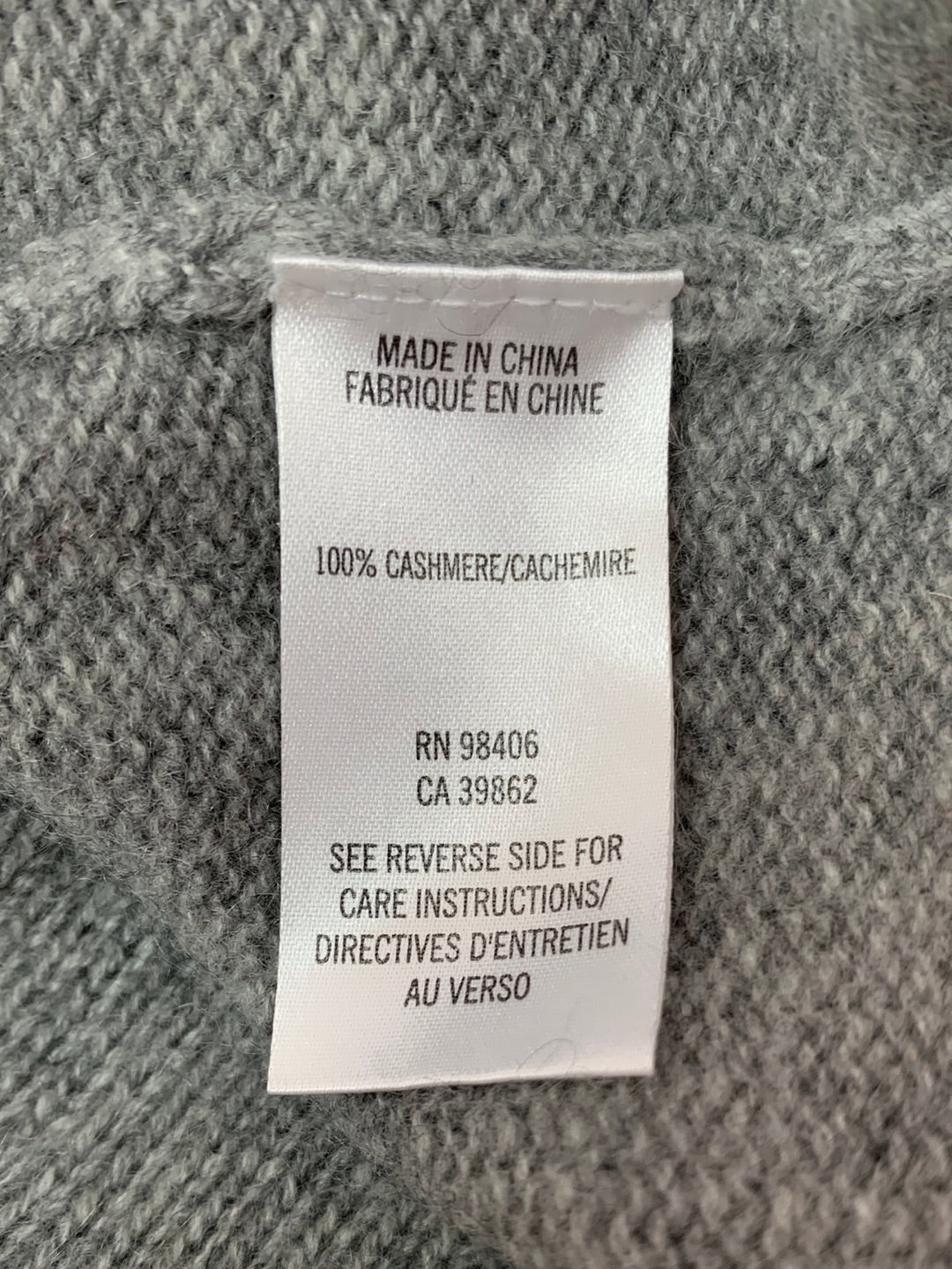 THEORY gray Short Sleeve Tolleree Cashmere Jumper Sweater - S