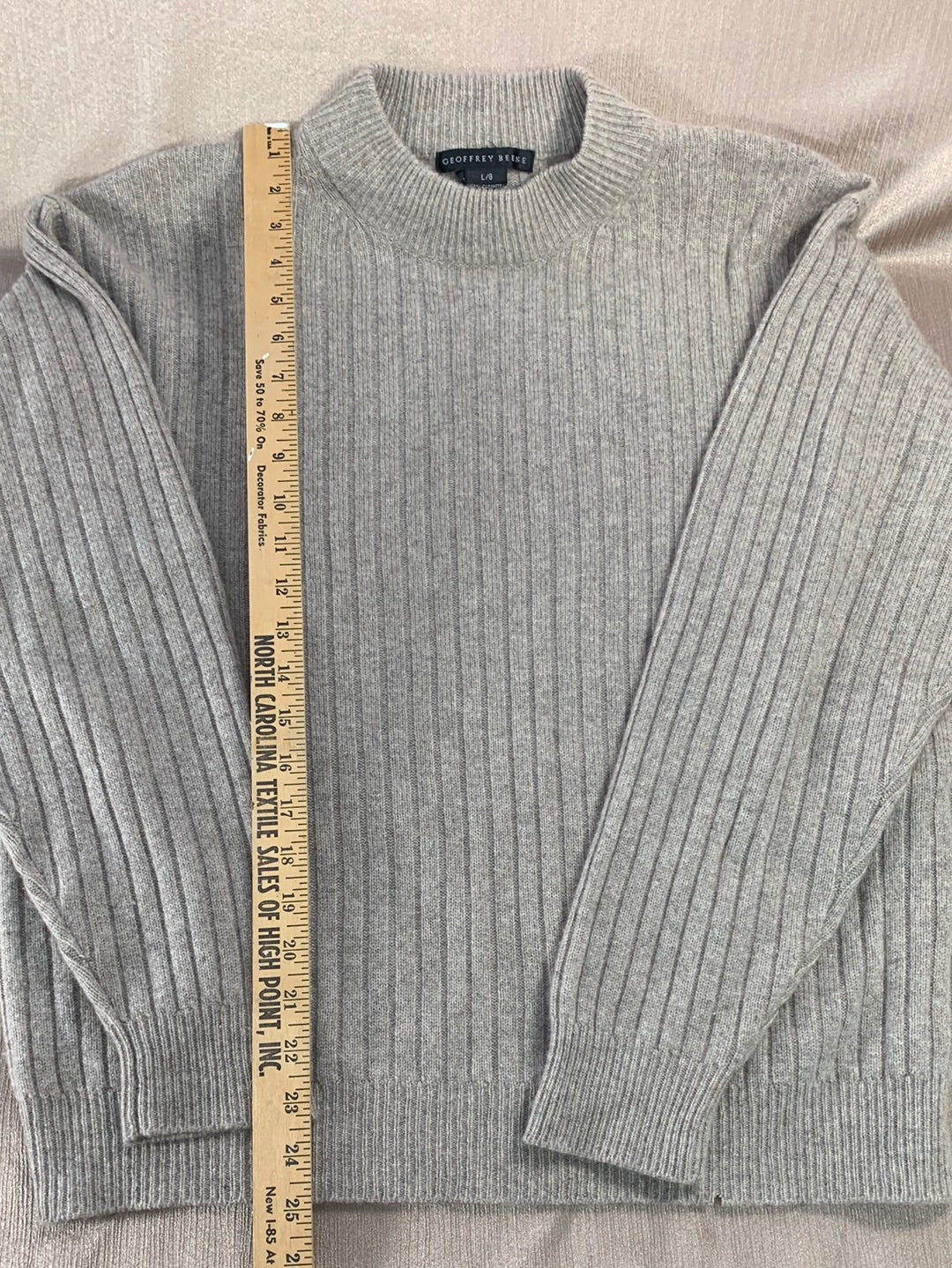 LOT OF 3 CASHMERE Sweater Upcycle Felt Craft Cutters Fabric - green tan gray