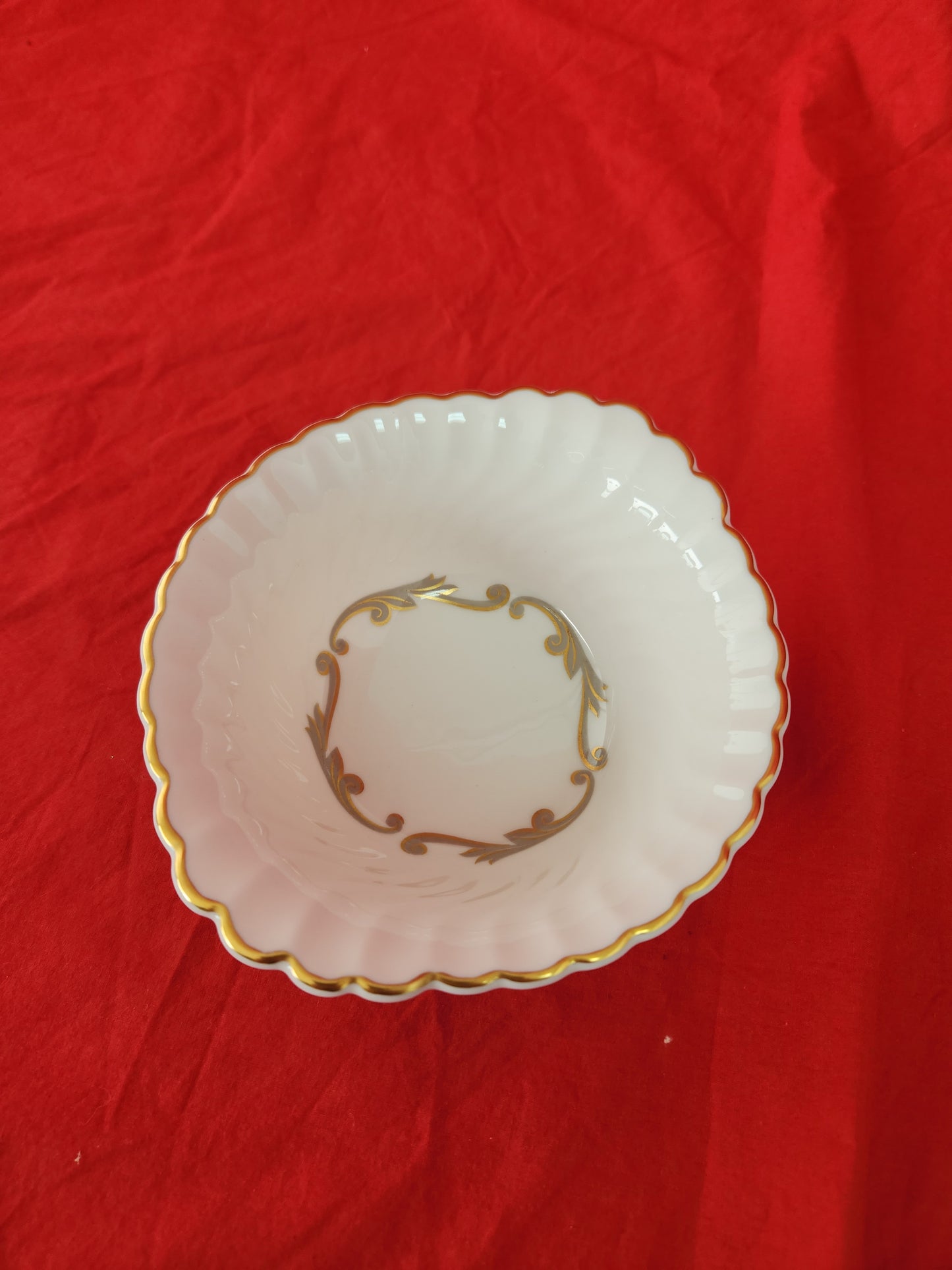 Syracuse Gray & Gold Baroque 6" Lugged Cereal Bowl