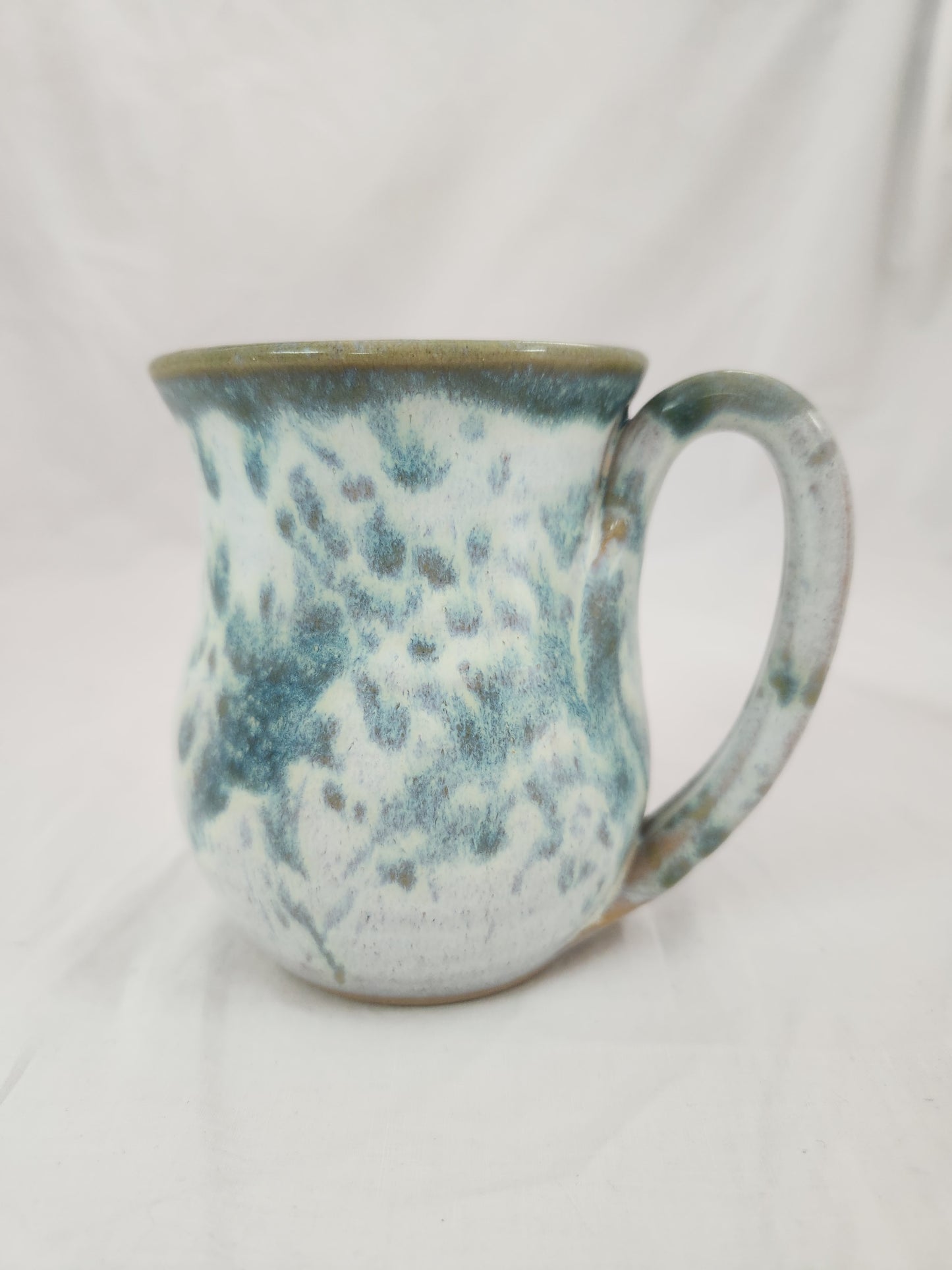 Amazing ~ Seagrove Potluck Pottery Mug signed Laura Teague Moore 1989