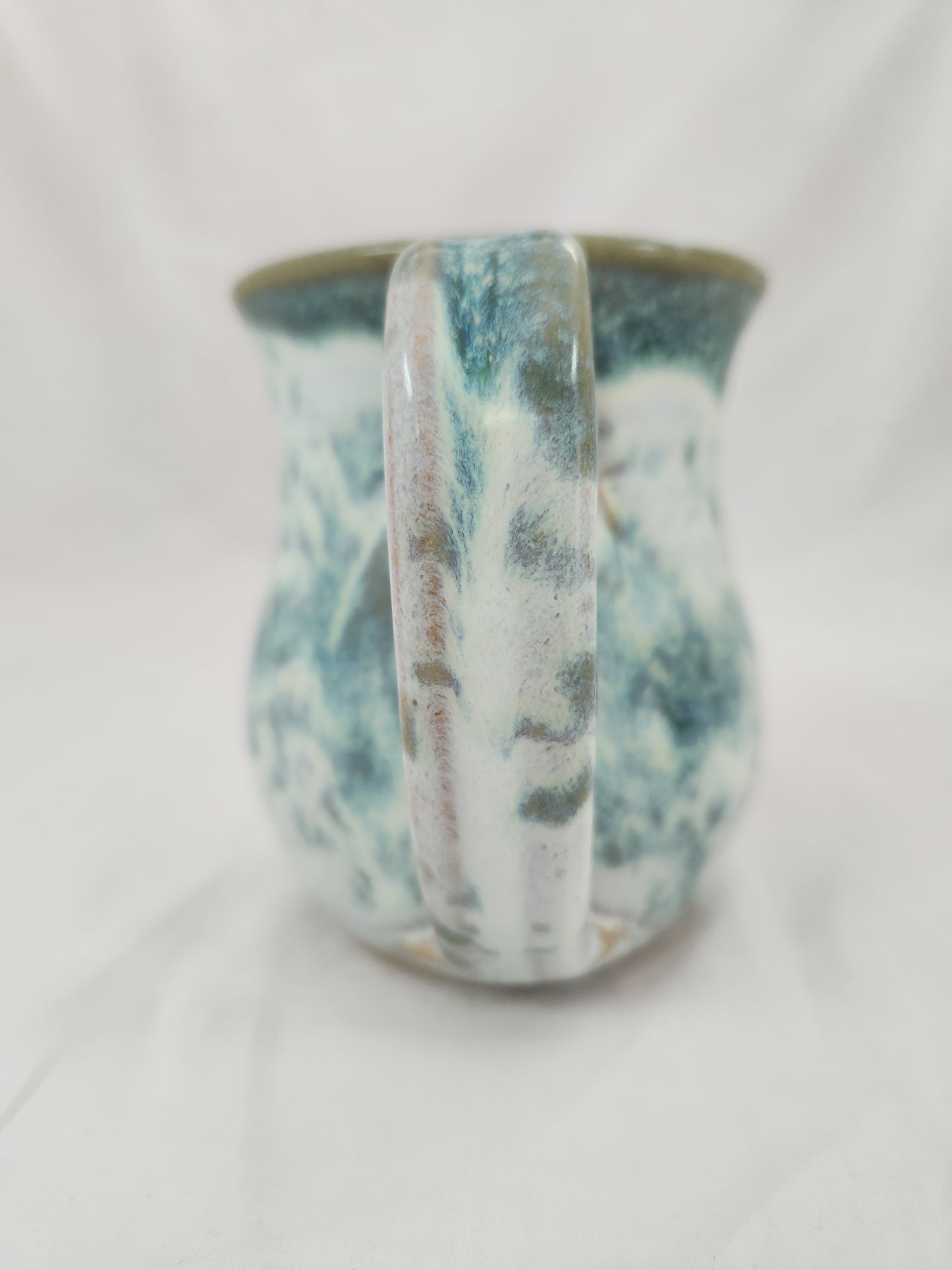 Amazing ~ Seagrove Potluck Pottery Mug signed Laura Teague Moore 1989