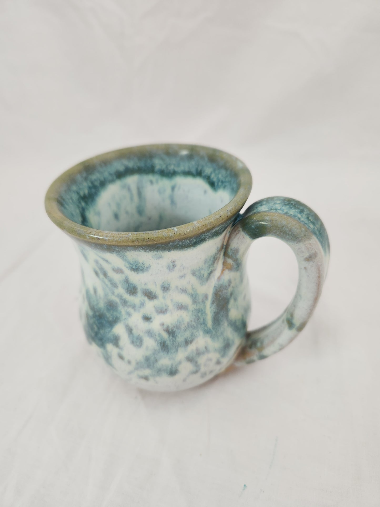 Amazing ~ Seagrove Potluck Pottery Mug signed Laura Teague Moore 1989