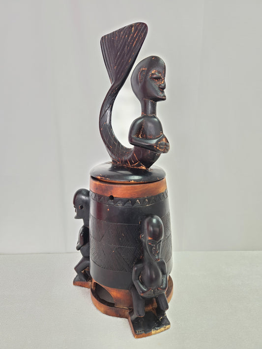 RARE/VTG - Handmade Ivory Coast/Baule Merman Mouse Oracle