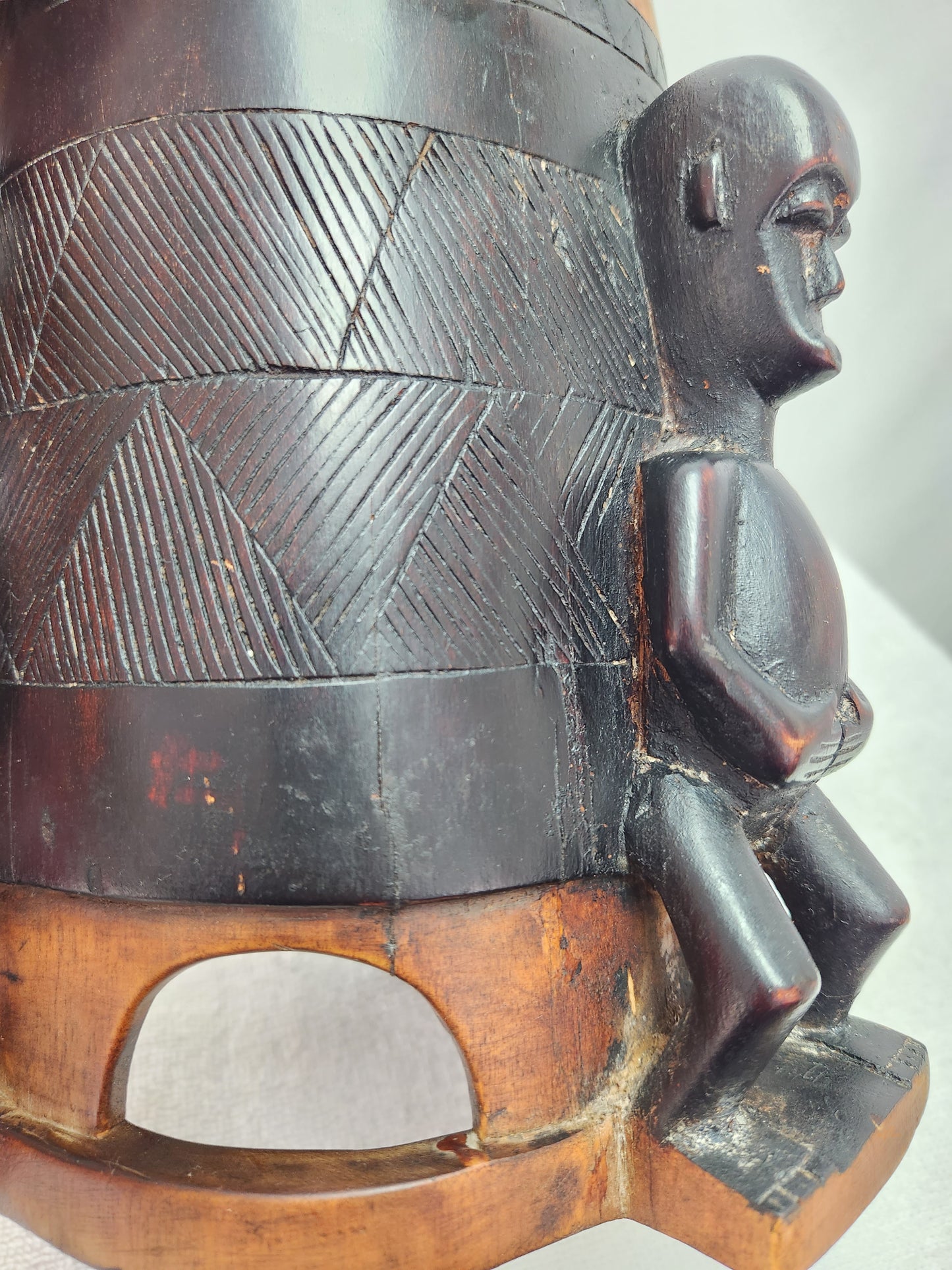 RARE/VTG - Handmade Ivory Coast/Baule Merman Mouse Oracle