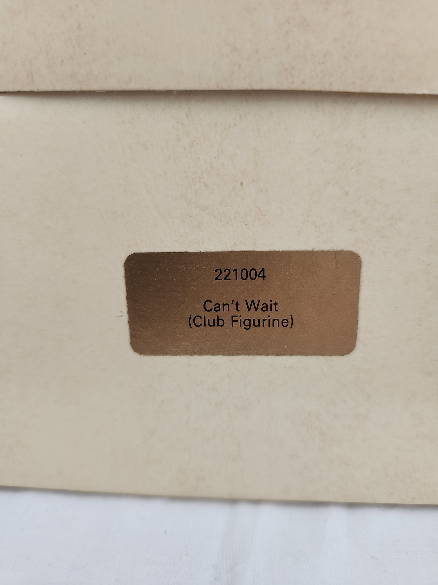 "Can't Wait" Figurine by Lowell Davis - #221004