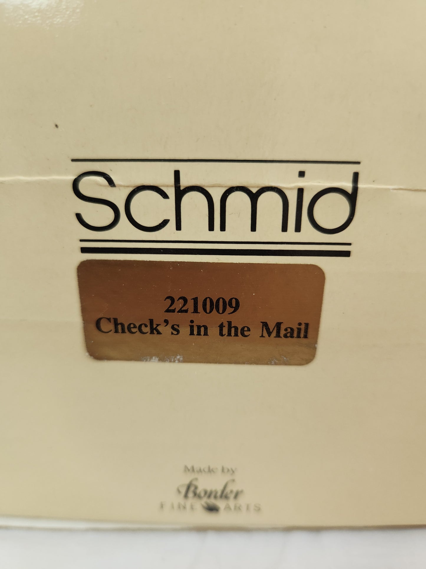 "Checks in the Mail" Figurine by Lowell Davis - #221009