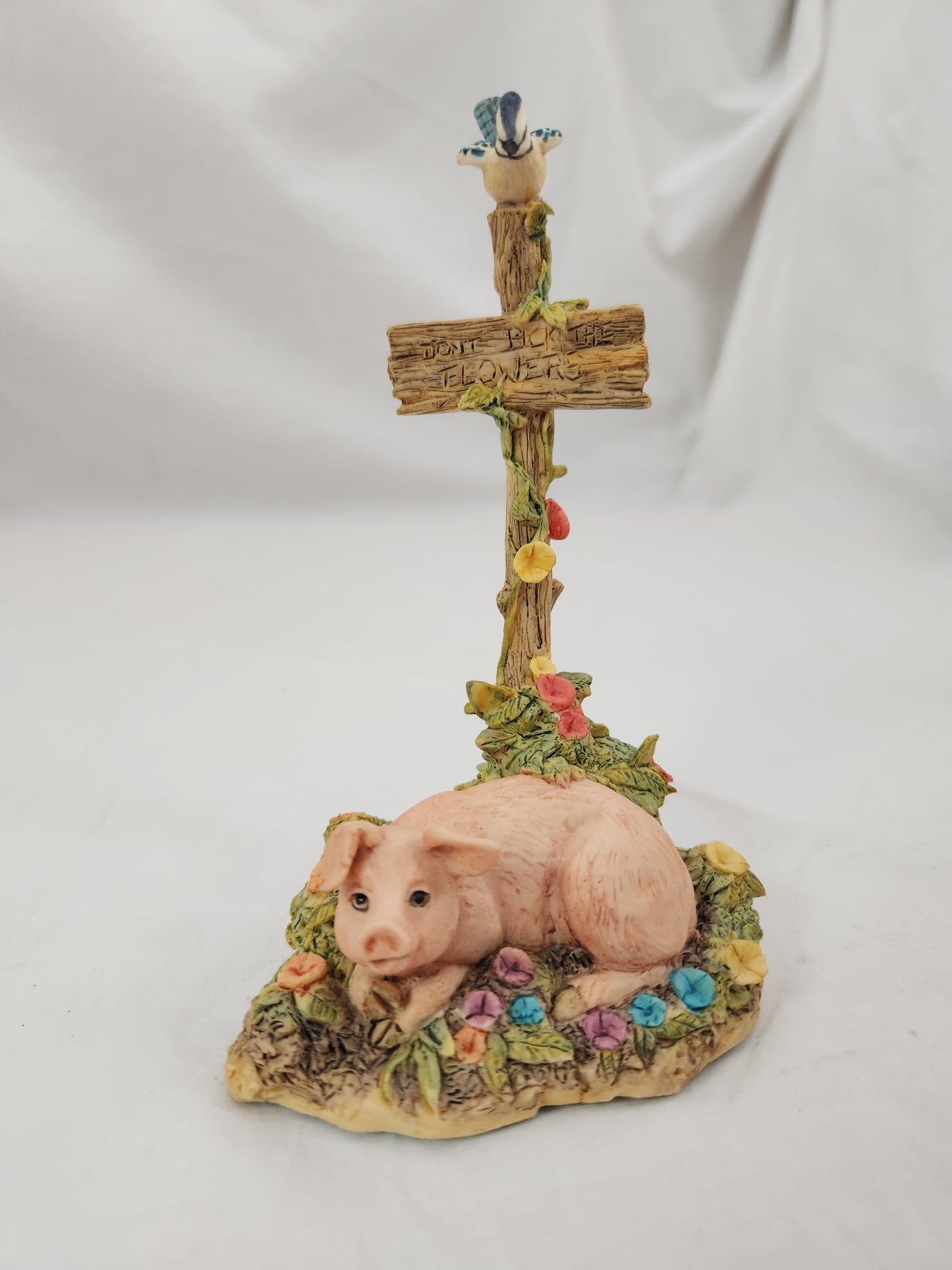 "Don't Pick the Flowers" Figurine by Lowell Davis - #221007