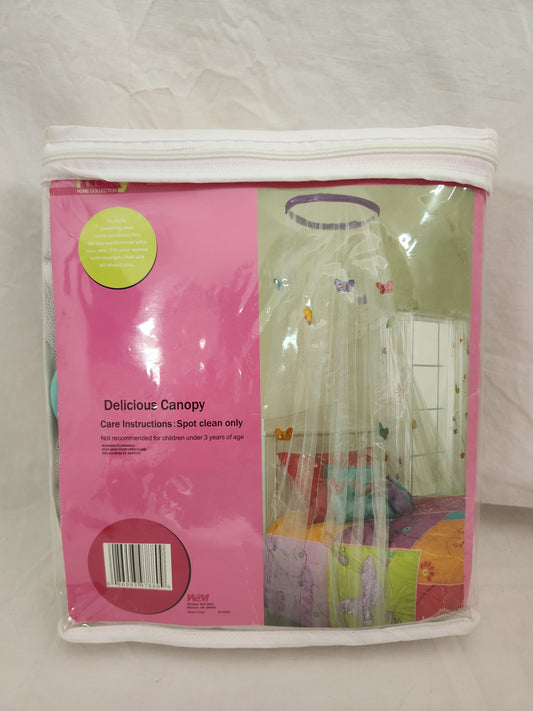 NIP - Girl's Butterfly Bed Canopy by In Style Home Collection