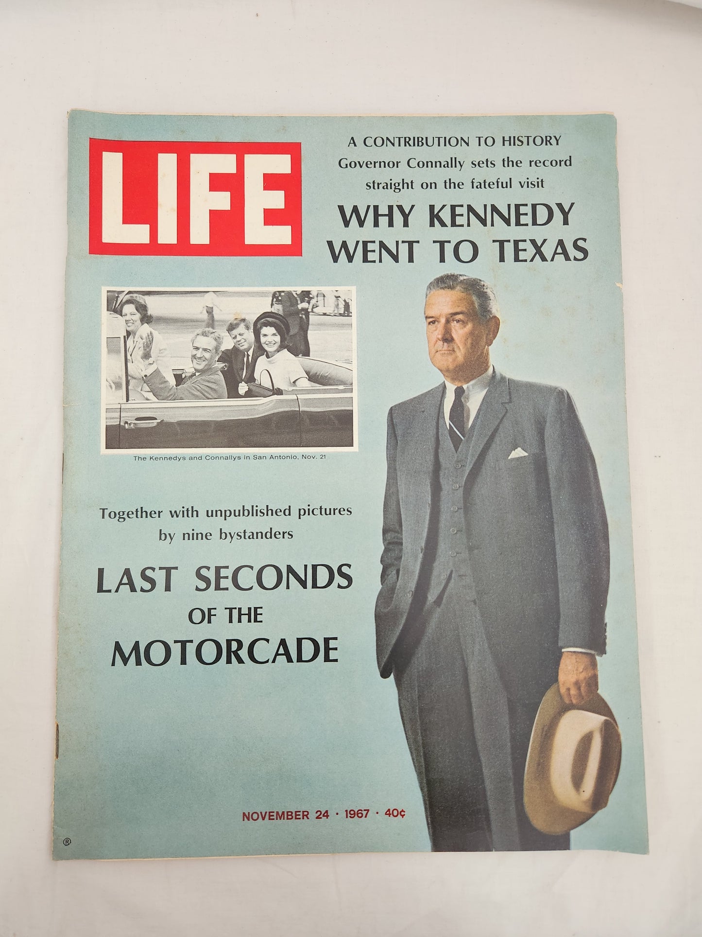 VTG - Nov 24, 1967 Life Magazine - Why Kennedy went to Texas