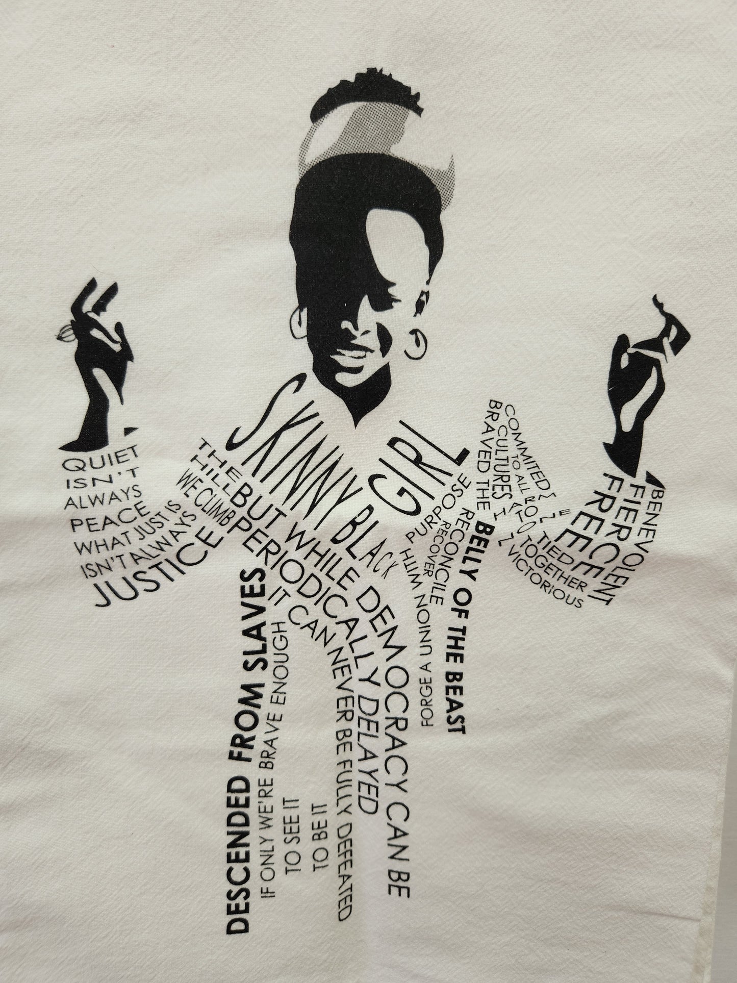 NEW - Amanda Gorman Flour Sack Towel by Jennie Blue