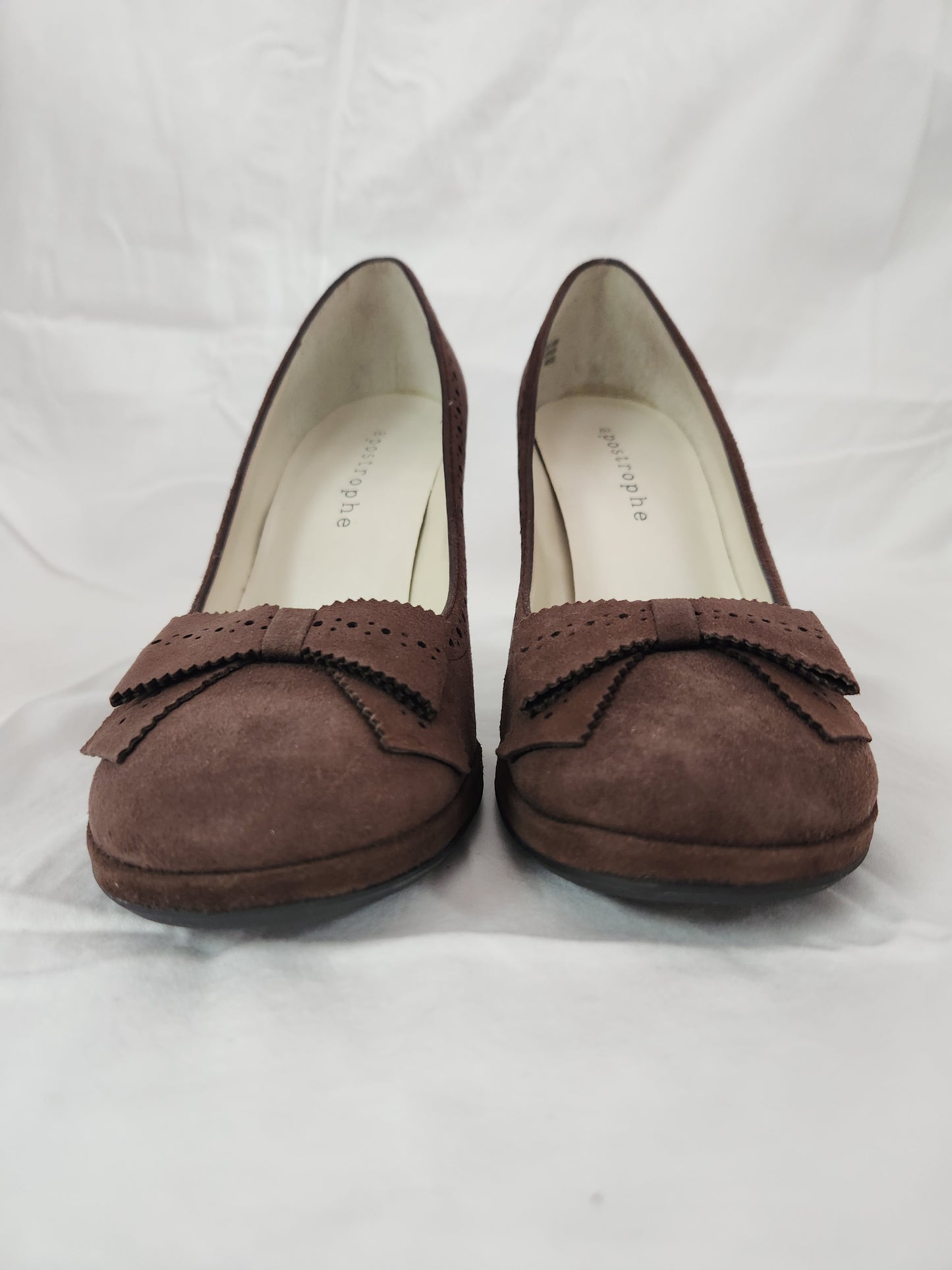NIB - Apostrophe Brown High Heel Pumps - Size: 8 Medium - Style: 40848