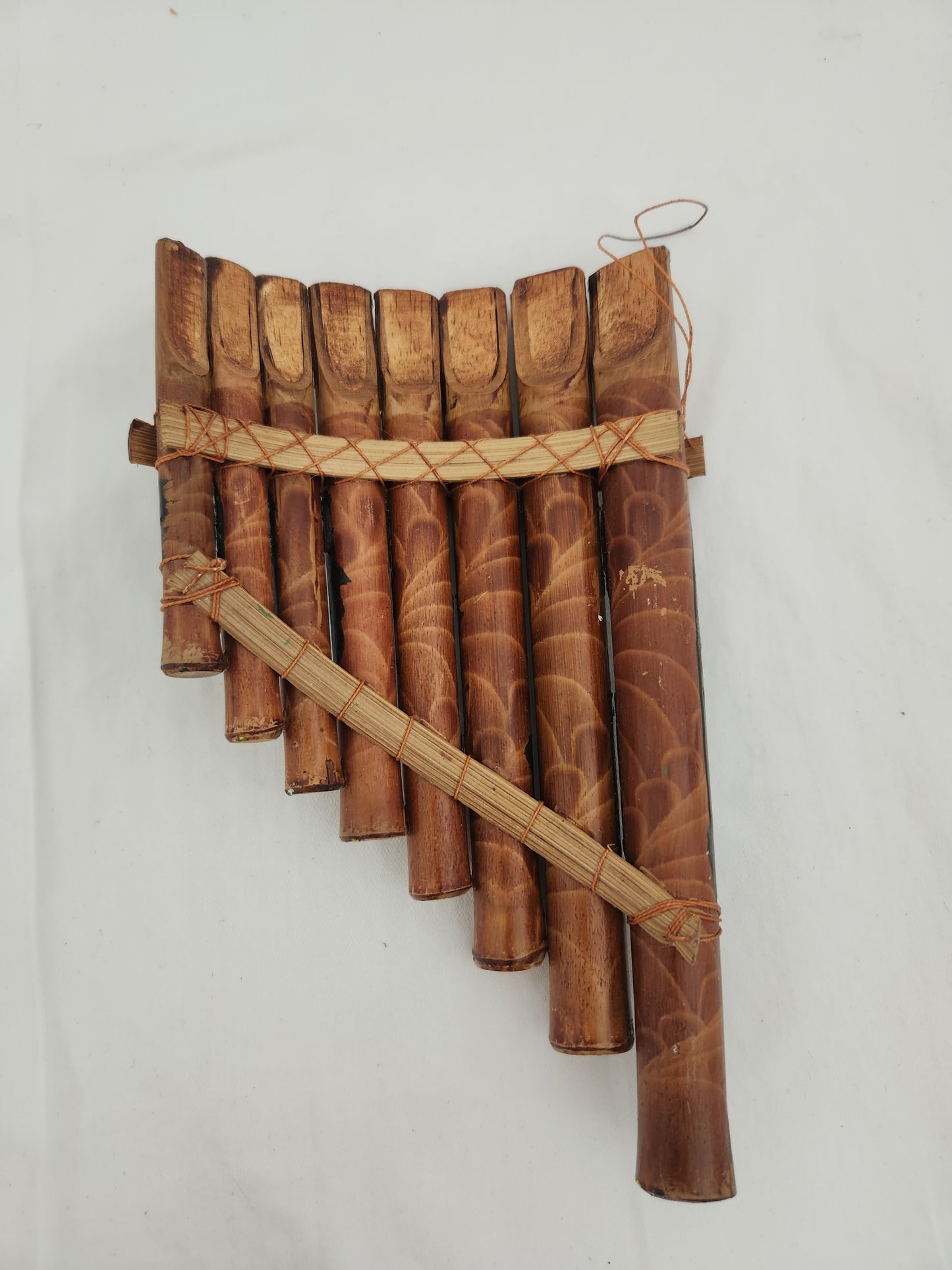 Hand Painted Jamaica Bamboo Pan Flute