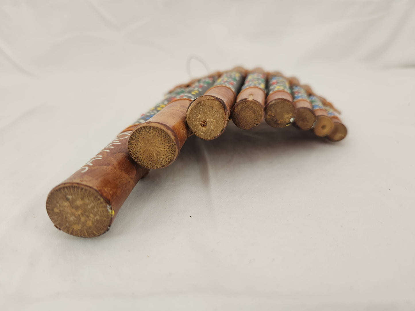 Hand Painted Jamaica Bamboo Pan Flute