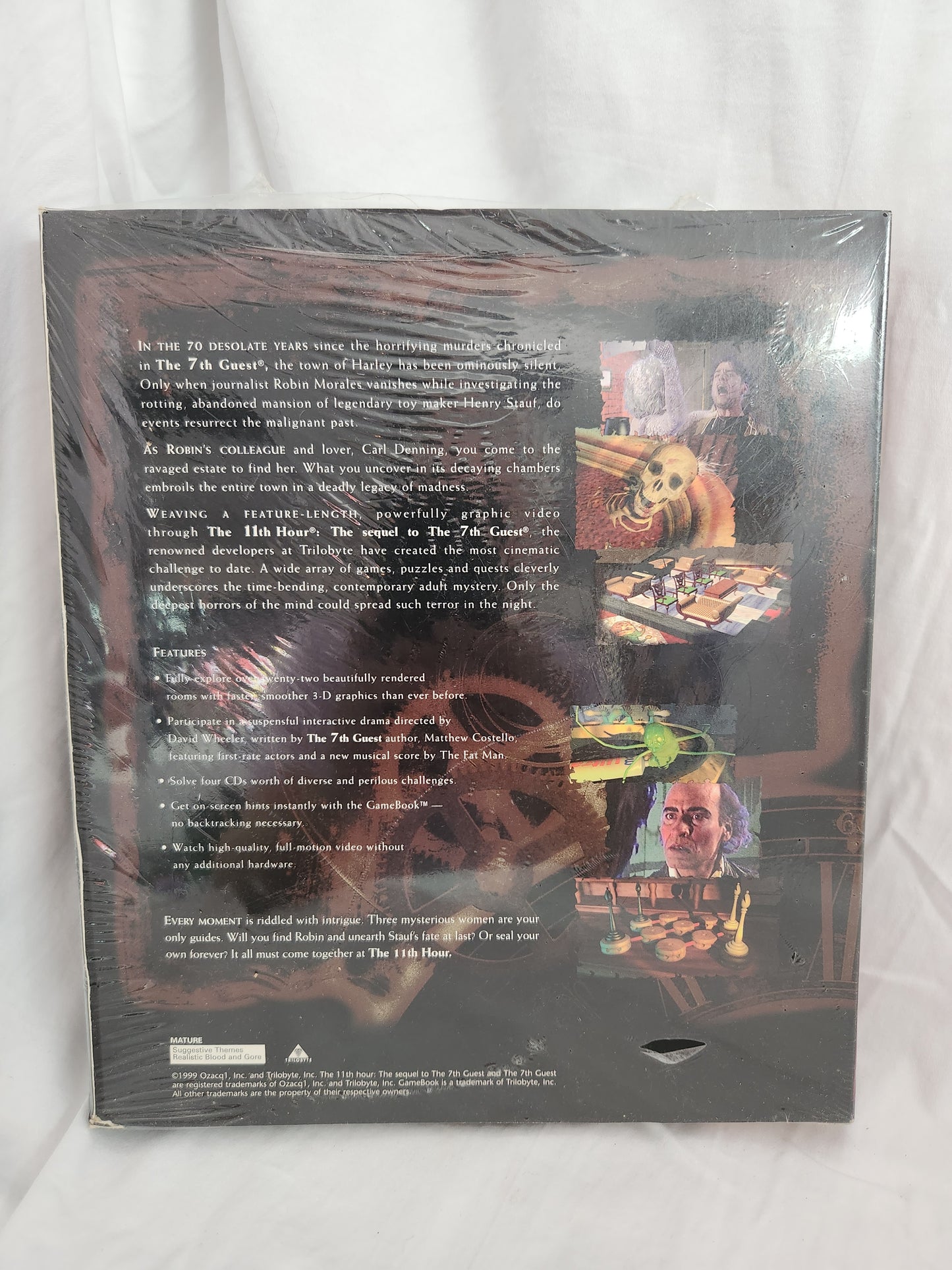 NIB - The 11th Hour Sequel to 7th Guest PC Game by Trilobyte