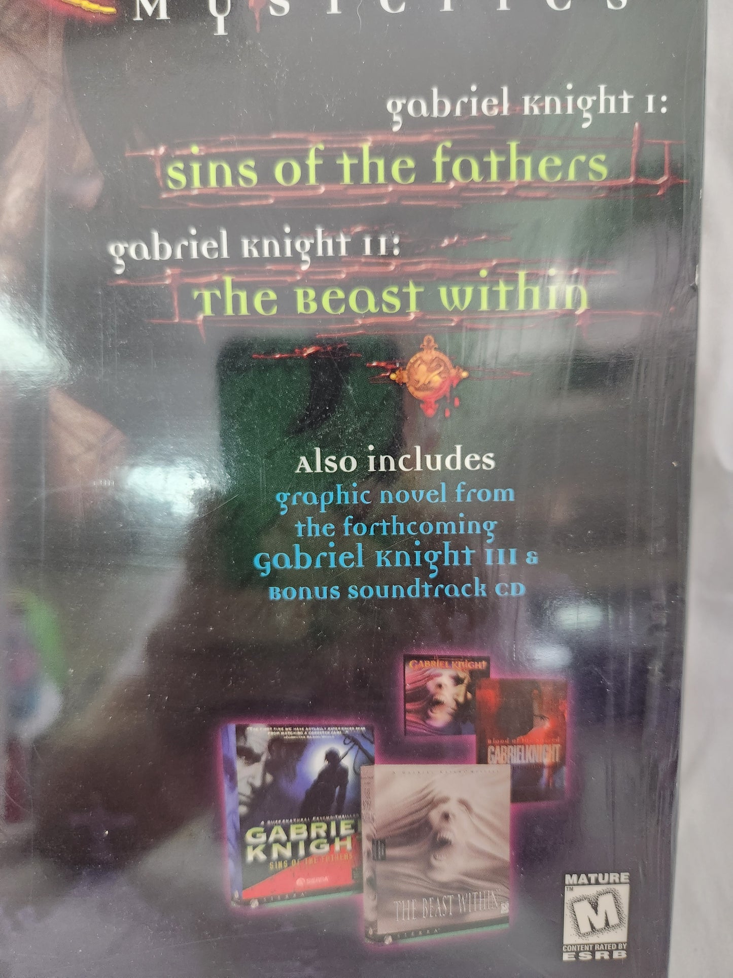 NIB - Gabriel Knights Mysteries Limited Edition PC Game by Sierra Studios