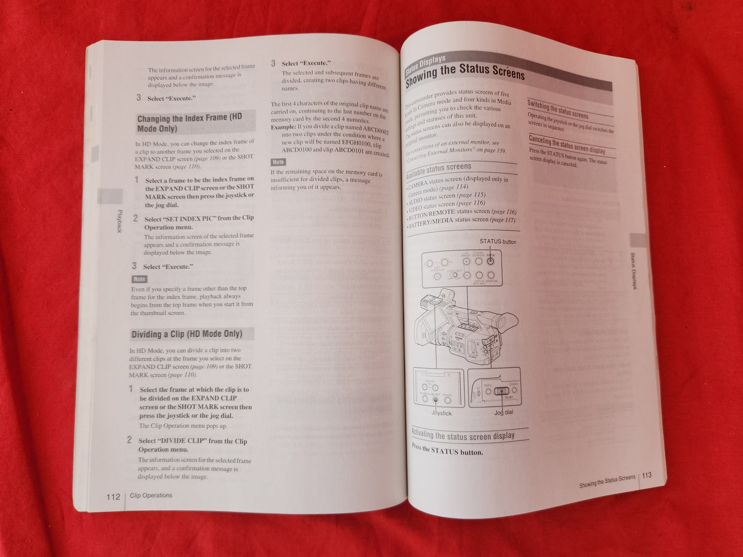 Sony Solid-State Memory Camcorder PMW-EX1R Operation Instructions