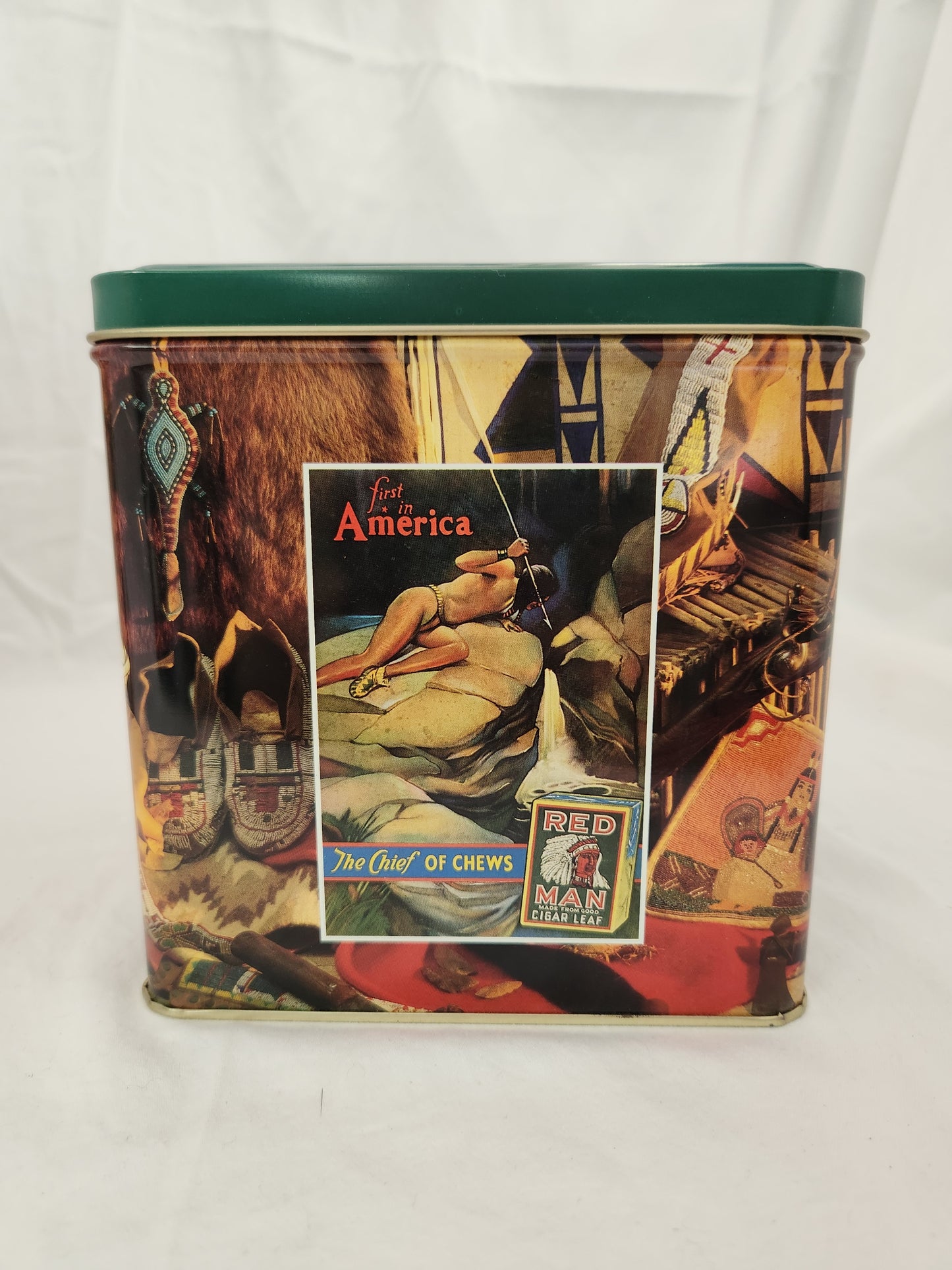 VTG - 1990's Limited Edition Red Man Chewing Tobacco Tin (Empty Tin)