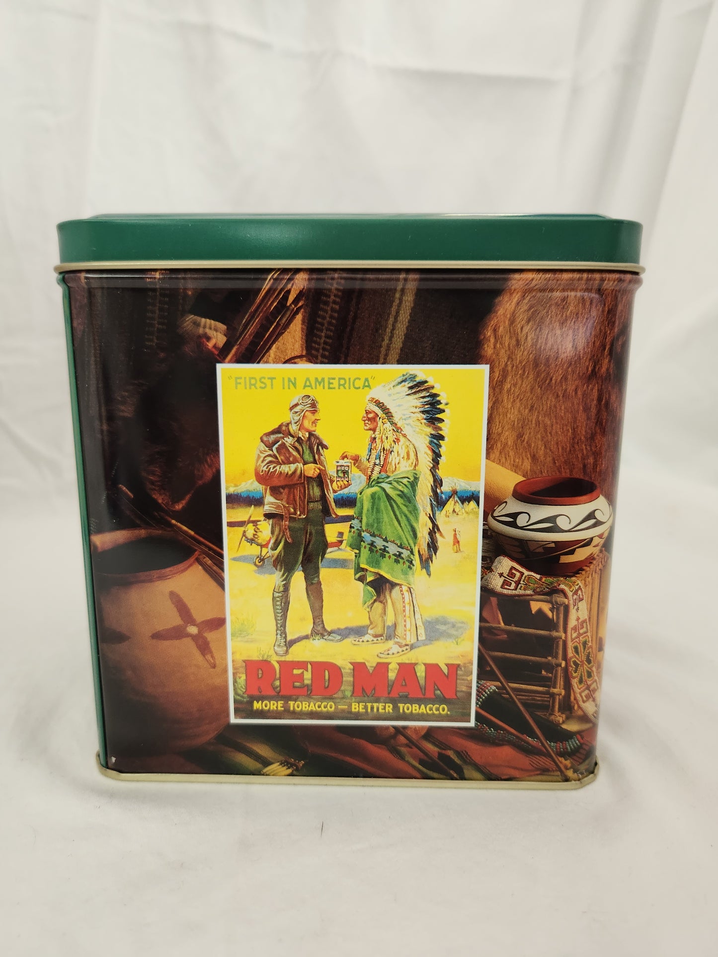 VTG - 1990's Limited Edition Red Man Chewing Tobacco Tin (Empty Tin)
