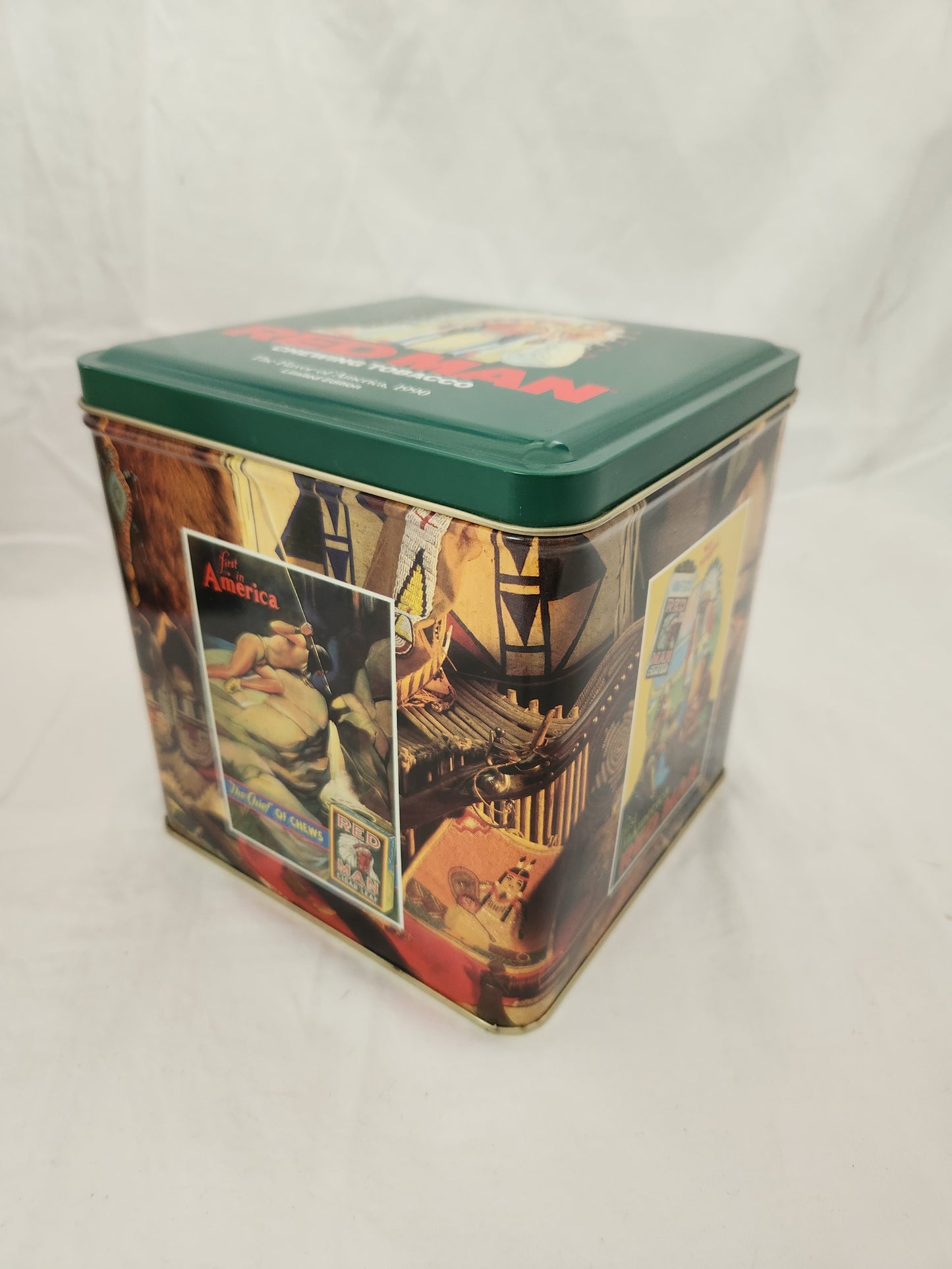 VTG - 1990's Limited Edition Red Man Chewing Tobacco Tin (Empty Tin)
