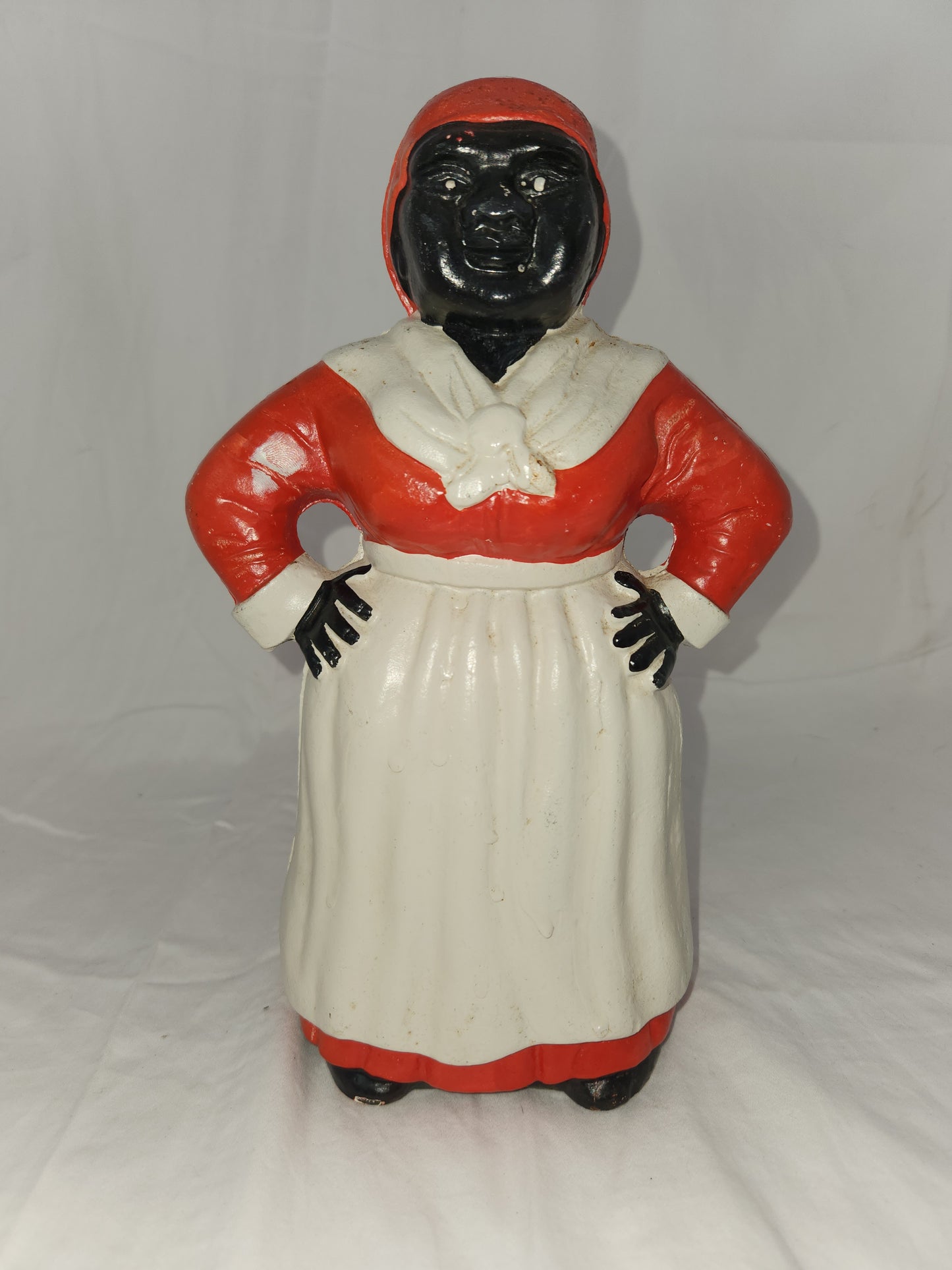 VTG - Americana 11" Cast Iron Woman Bank