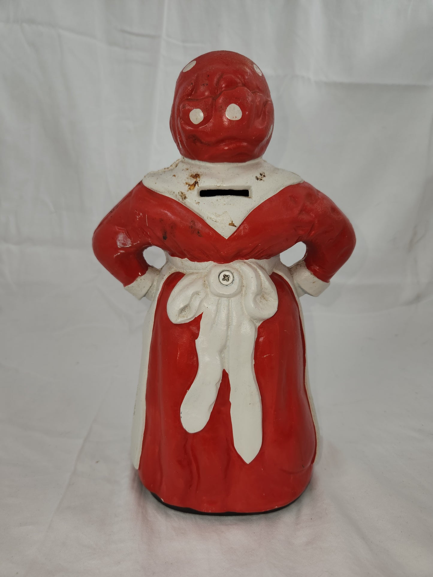 VTG - Americana 11" Cast Iron Woman Bank