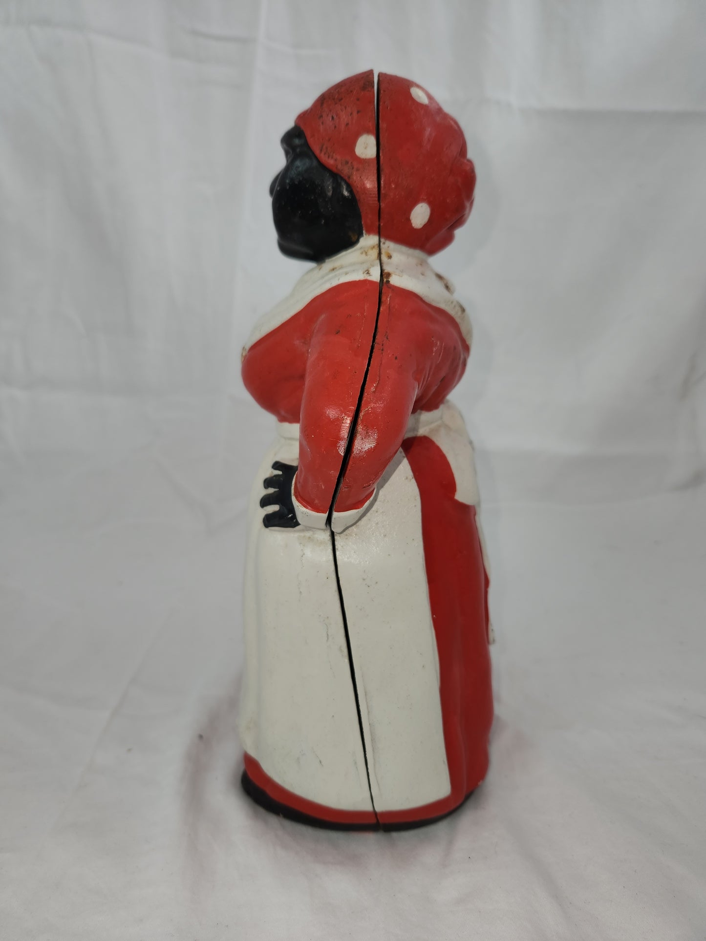 VTG - Americana 11" Cast Iron Woman Bank
