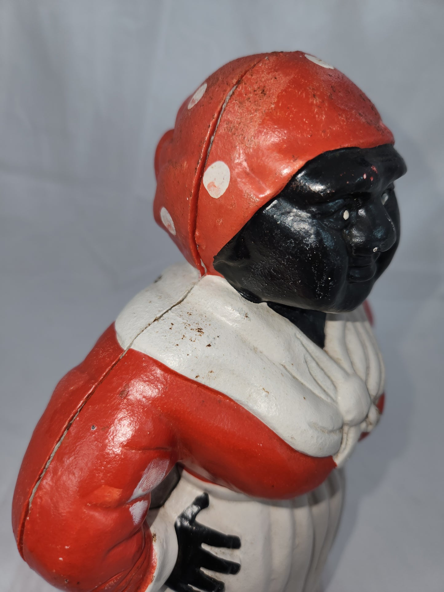 VTG - Americana 11" Cast Iron Woman Bank