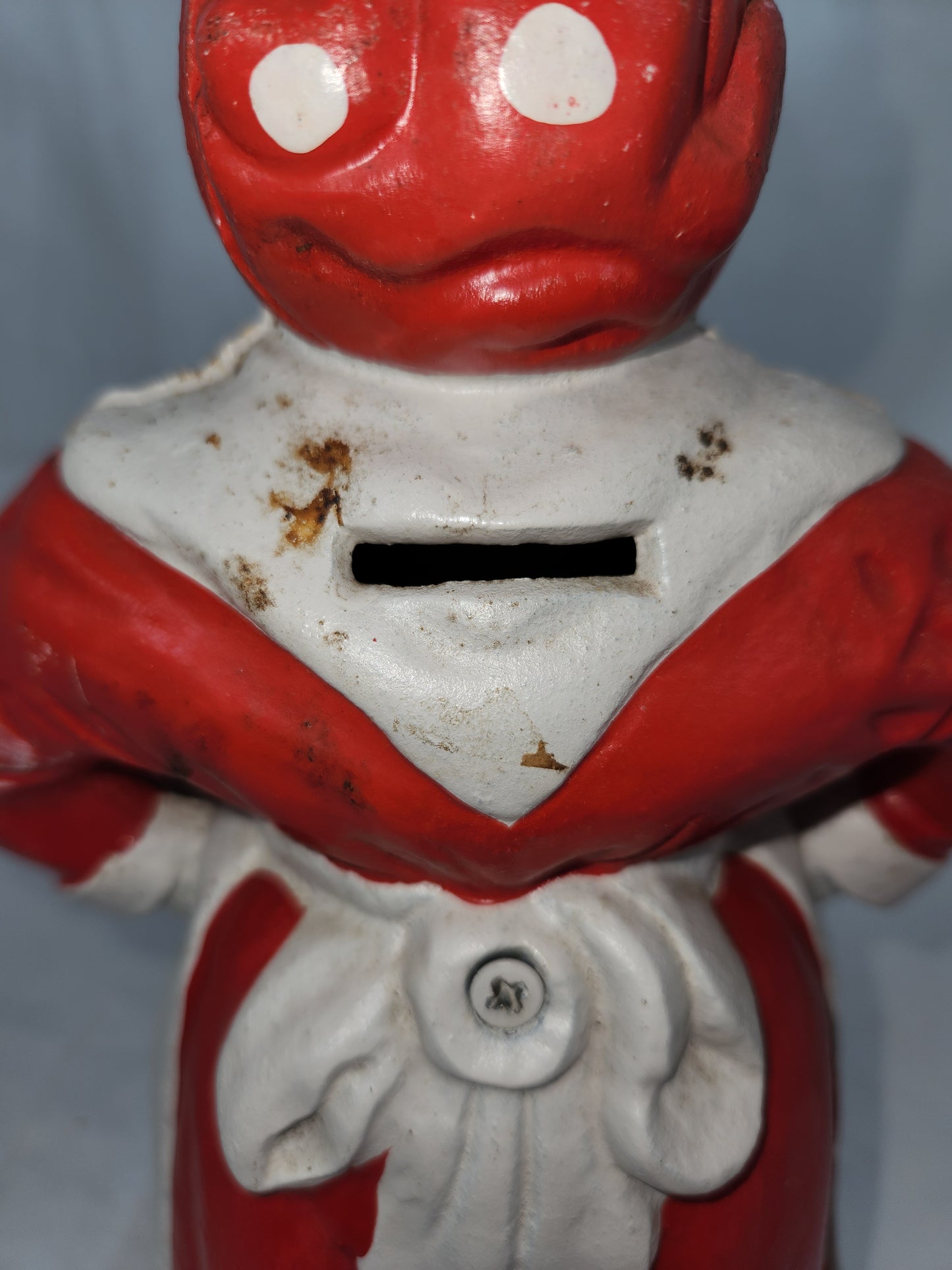 VTG - Americana 11" Cast Iron Woman Bank