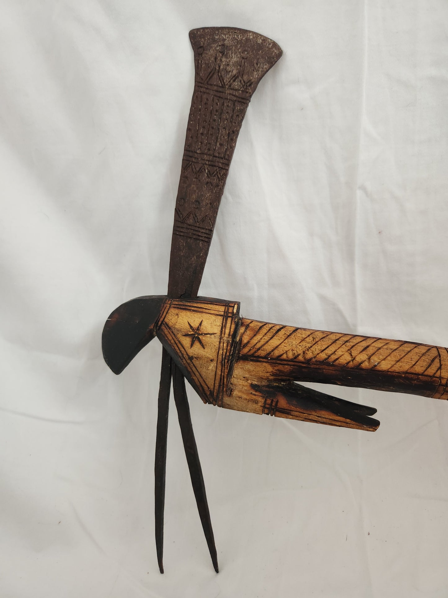 VTG - Handmade Hand Carved Tribal Hand Tool