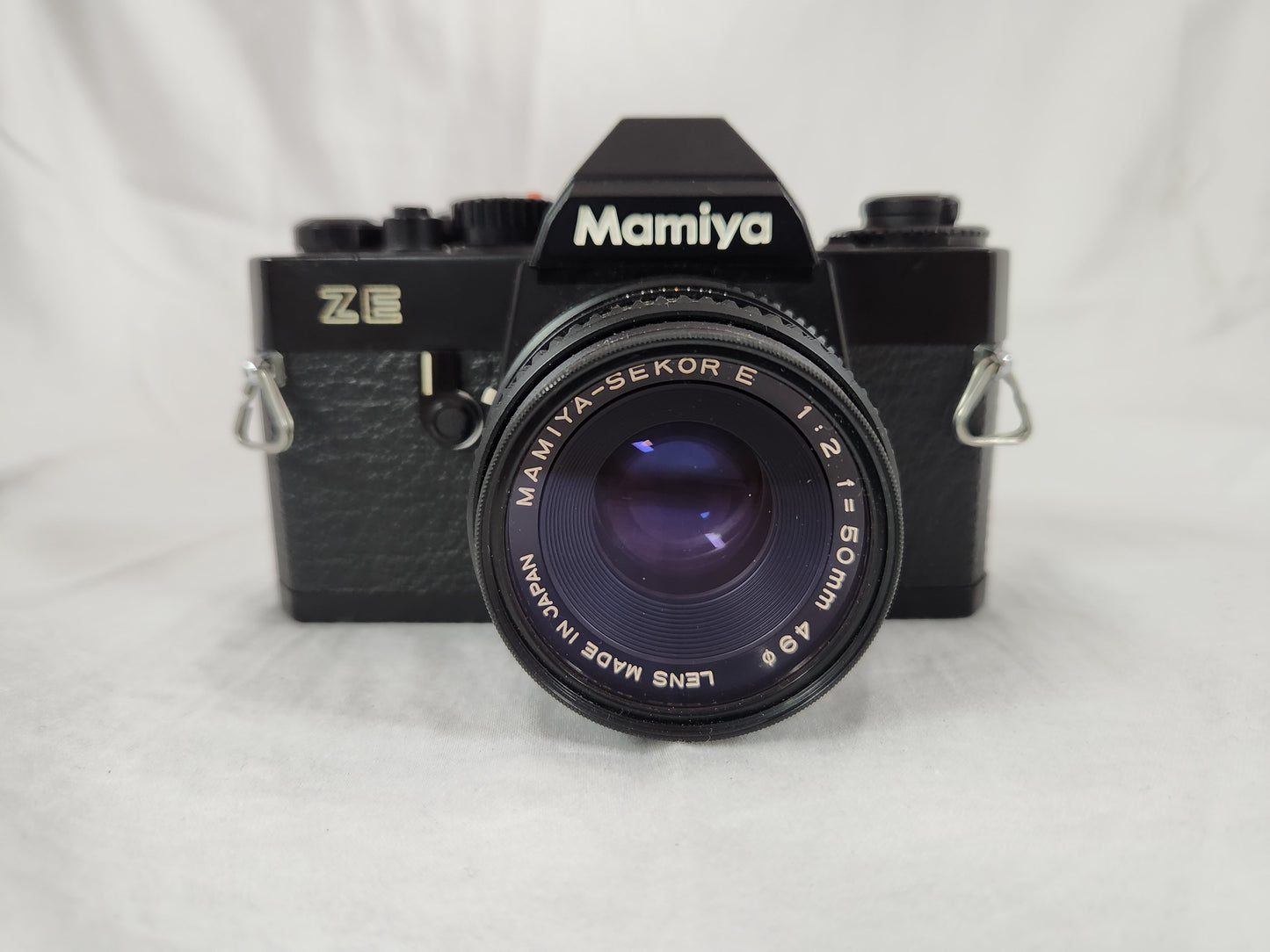 Mamiya ZE Camera w/ Mamiya Sekor E 50mm f/2 Lens and Mamiya Sekor E 28mm f/3.5 Lens(NOT TESTED)