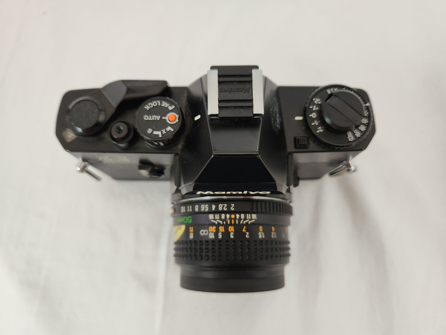 Mamiya ZE Camera w/ Mamiya Sekor E 50mm f/2 Lens and Mamiya Sekor E 28mm f/3.5 Lens(NOT TESTED)