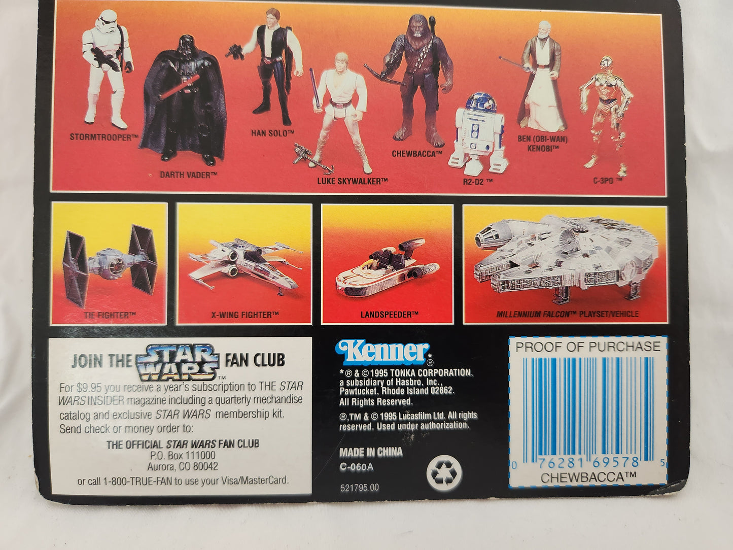 NIB - 1995 Star Wars Peter Mayhew Signed Chewbacca Figurine