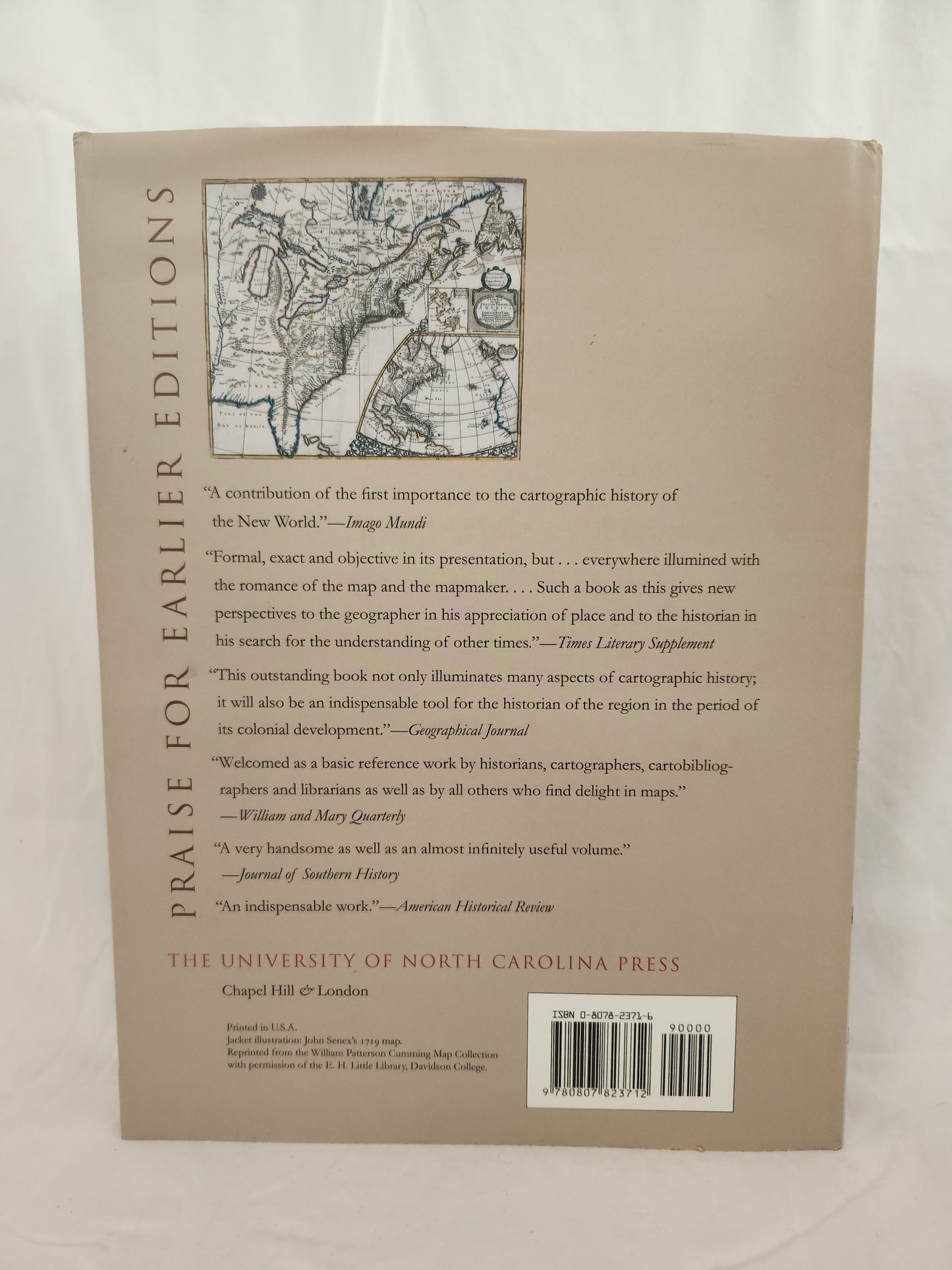 The Southeast In Early Maps by William P. Cumming 3rd Edition (1998)