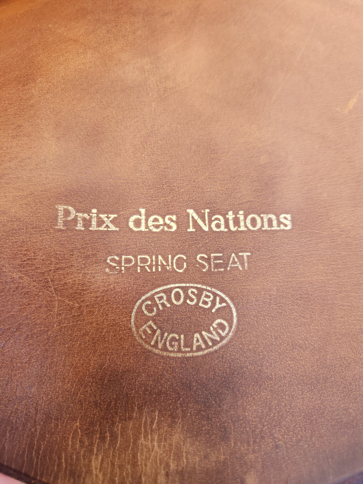 Crosby England 16.5" Prix Des Nations Spring Seat