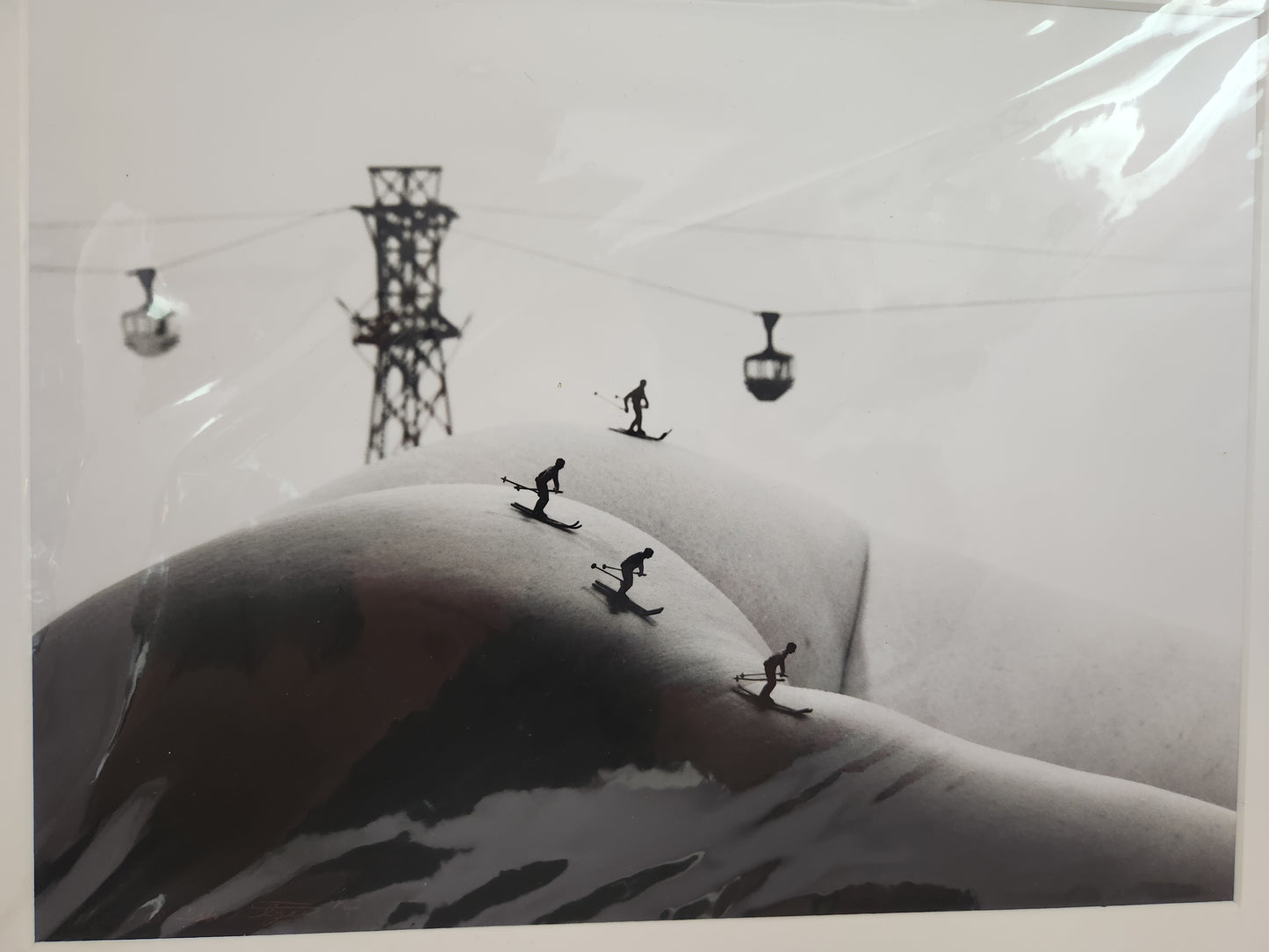BODYSCAPES by Allan I. Teger "Ski Lift" Print Signed by Artist '92 - 11/250