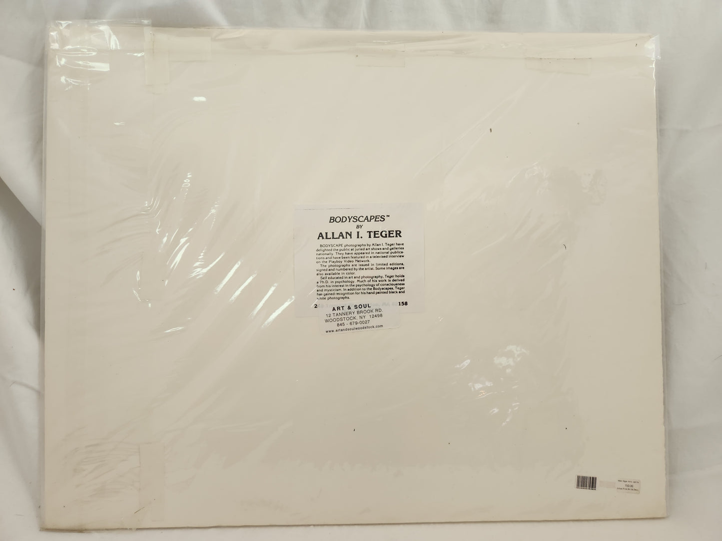 BODYSCAPES by Allan I. Teger "Ski Lift" Print Signed by Artist '92 - 11/250