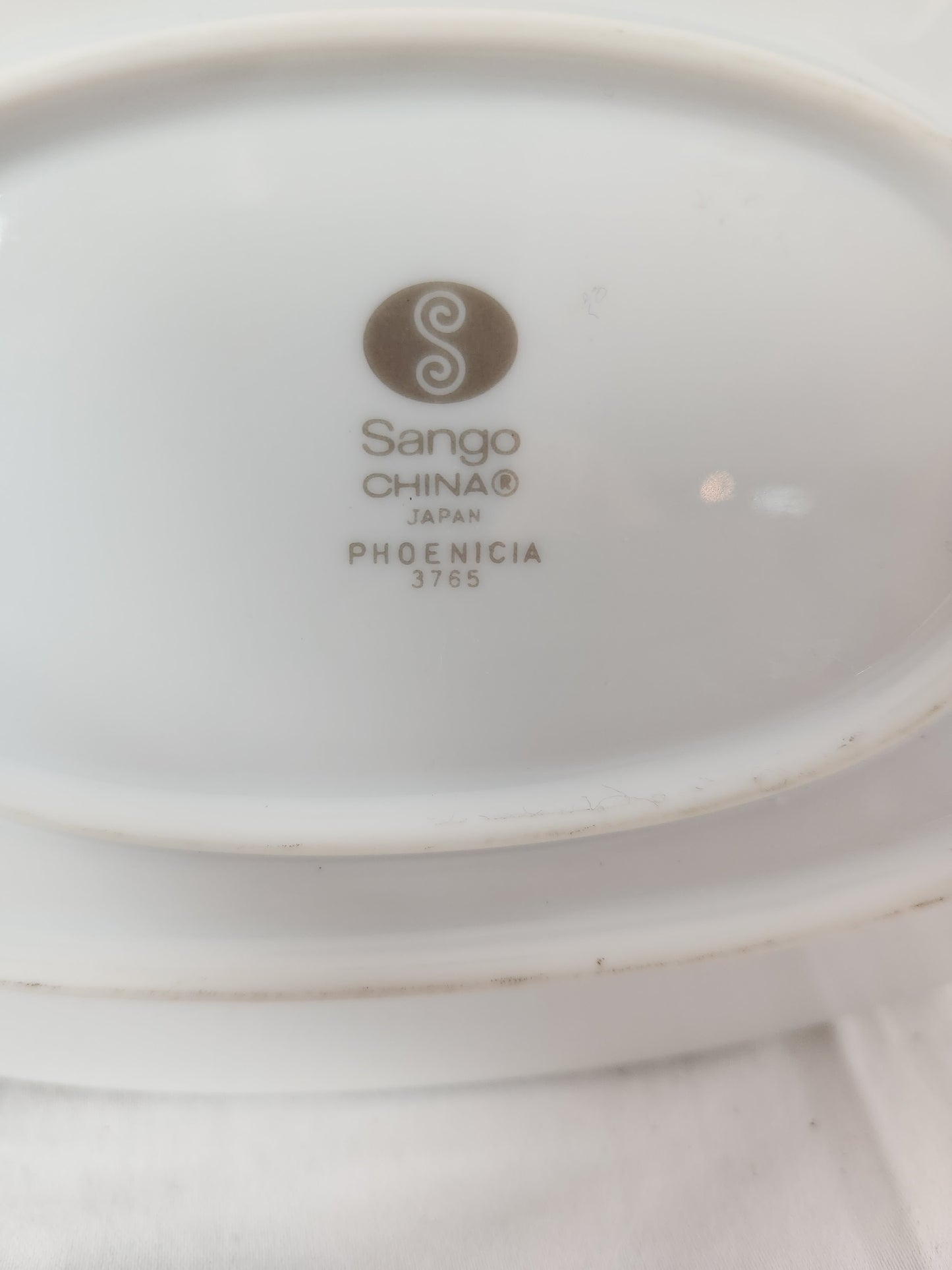 Sango China PHOENICIA Gravy Boat with Attached Underplate #3765