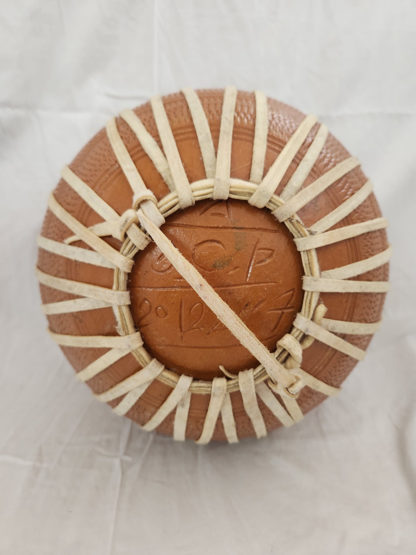 Handmade 9" Ceramic Baul Drum