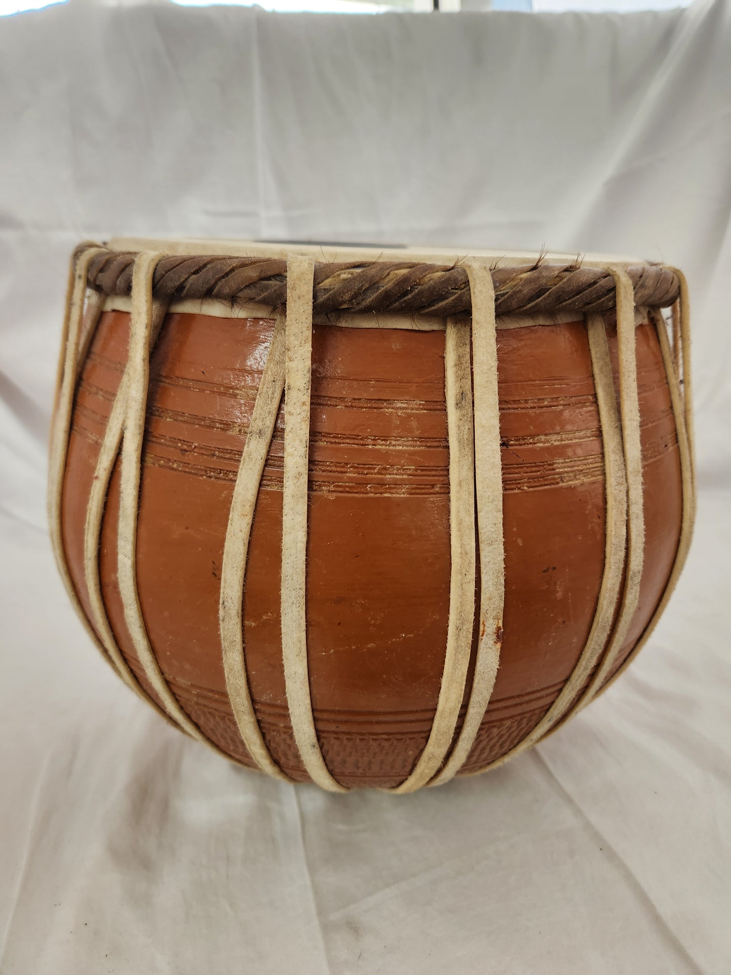 Handmade 9" Ceramic Baul Drum