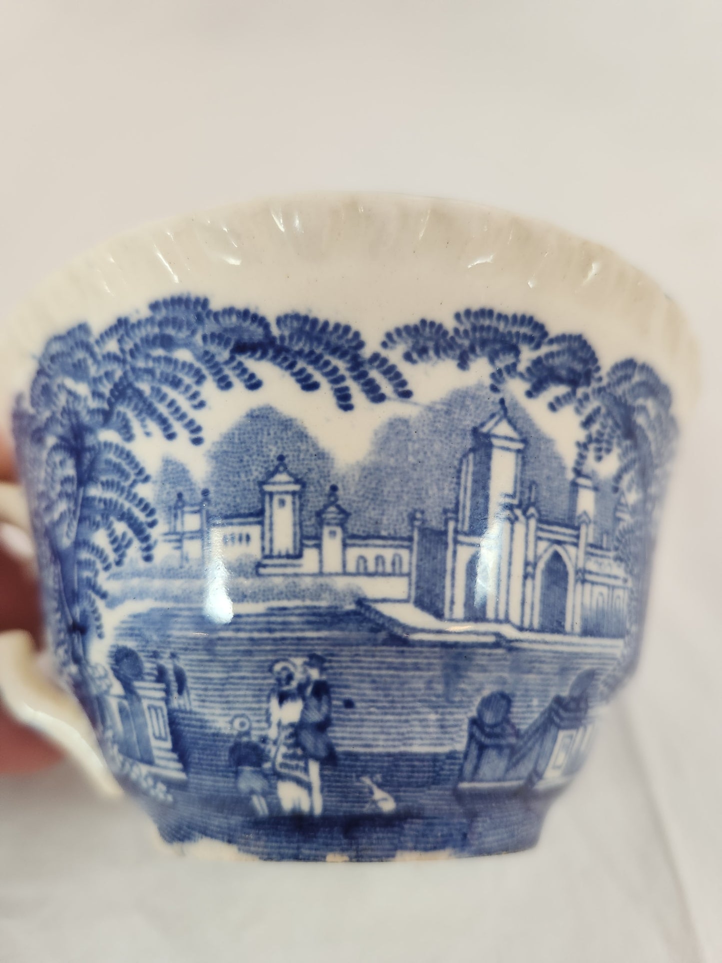 VTG - Mason's Vista Blue Ironstone Teacup