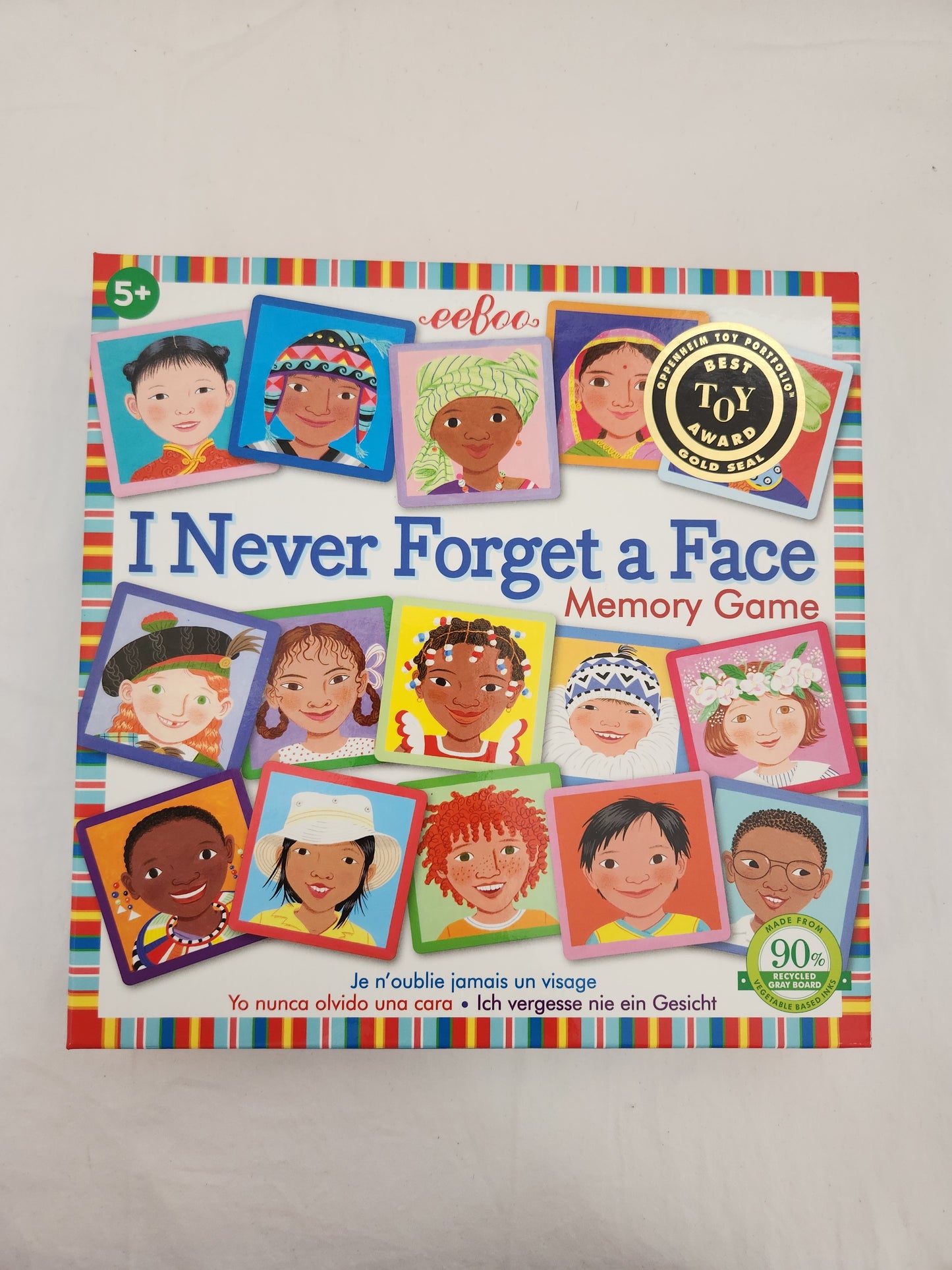 I Never Forget A Face Memory Game by eeBoo