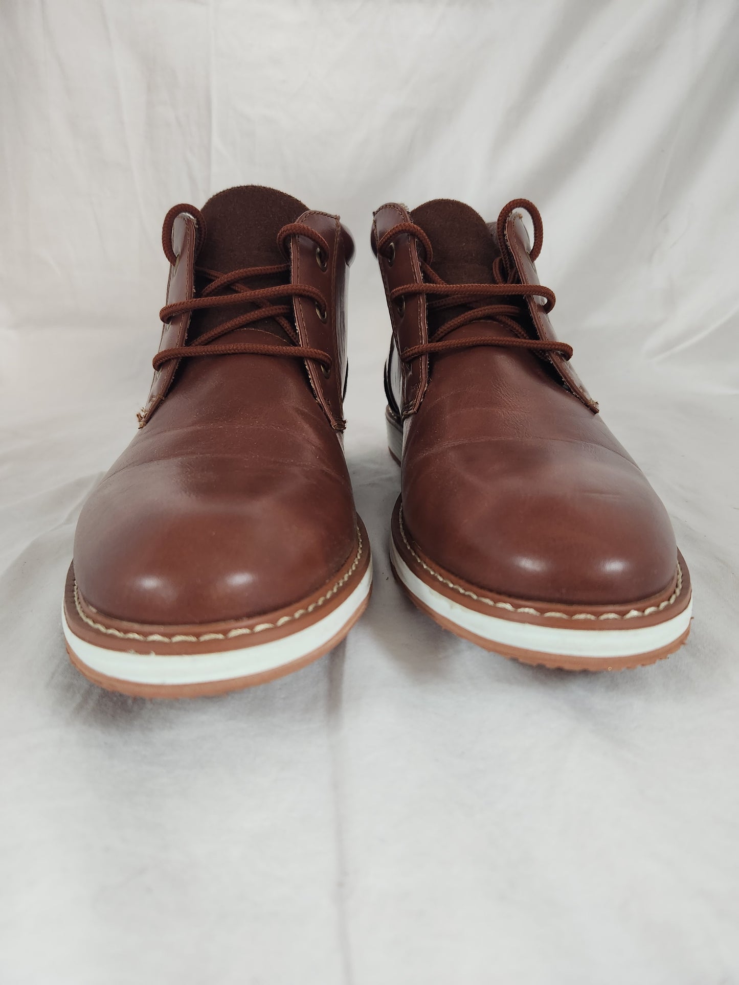 Ferro Aldo Houstan Brown Casual Mid-Top Shoes - Size: 8