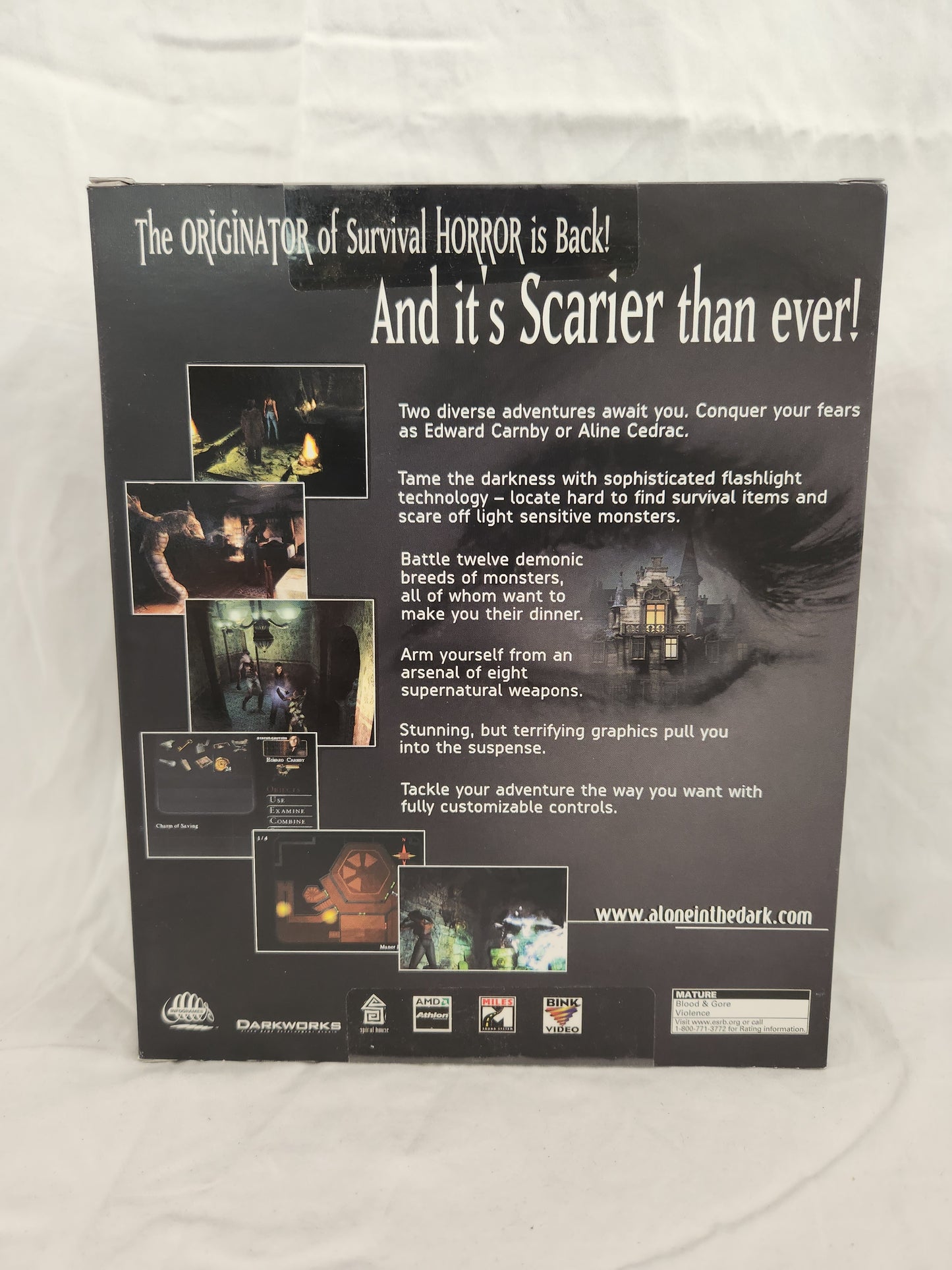 Alone in the Dark: The New Nightmare PC Game (PC/CD ROM)