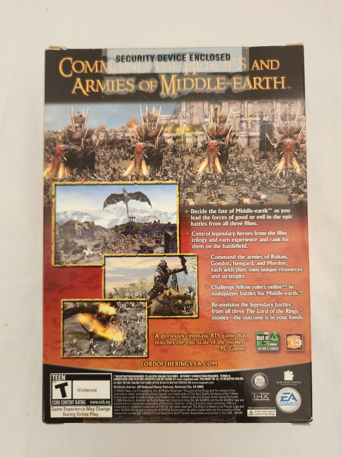The Lord of the Rings: The Battle for Middle-Earth PC-DVD Game (Windows XP or 2000)