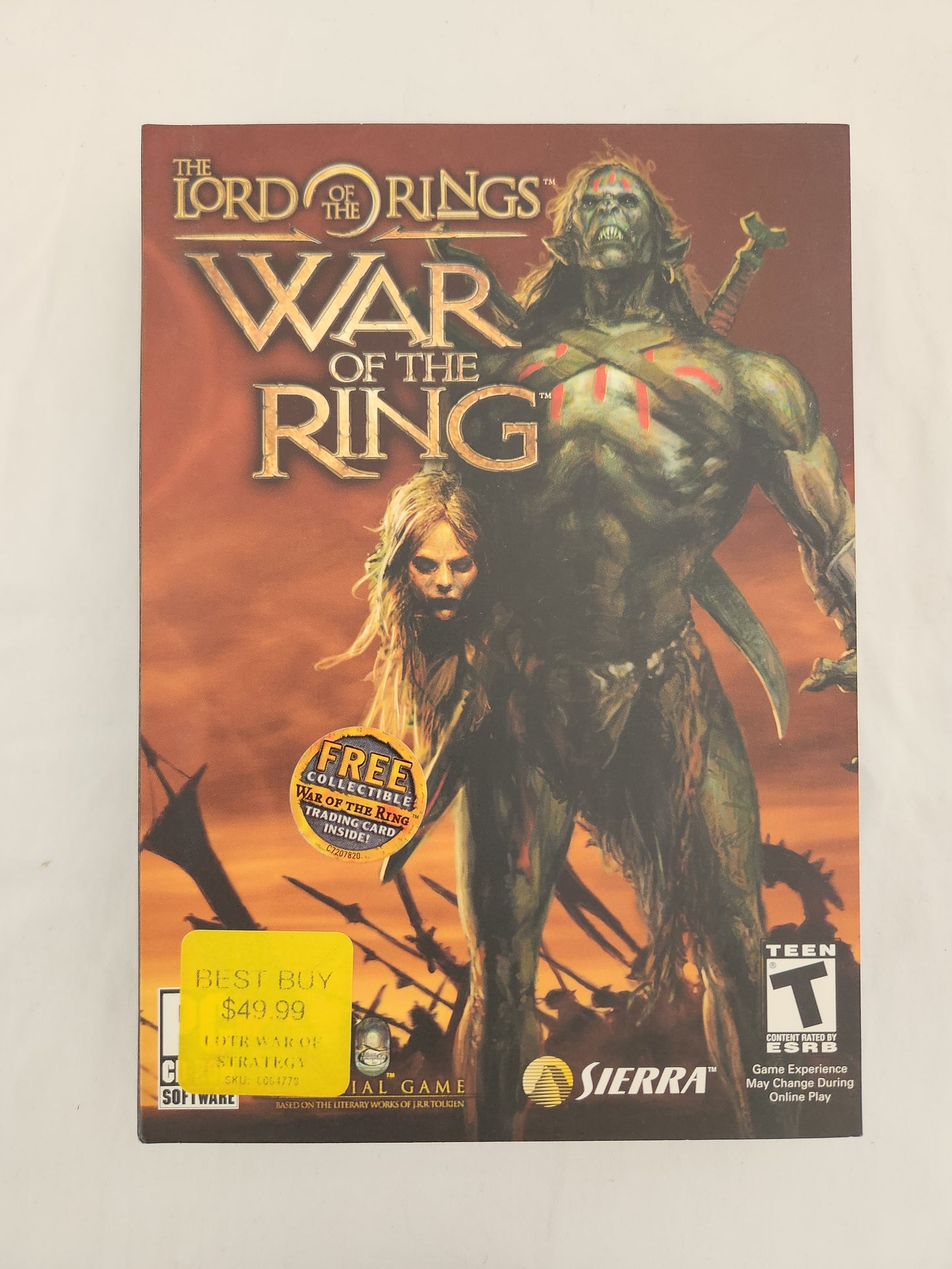 The Lord of the Rings: War of the Rings PC Game by Sierra (Windows 98/2000/Me/XP)