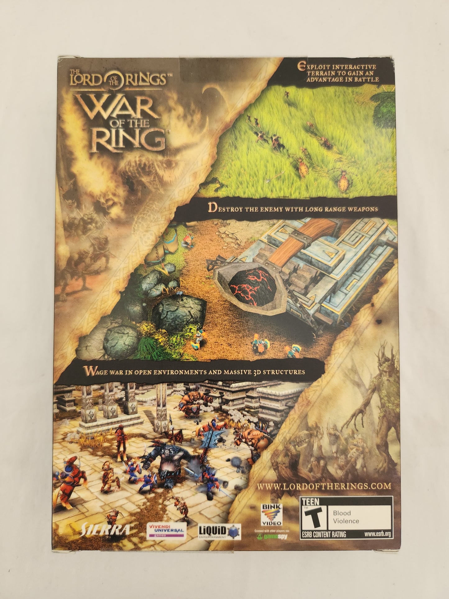 The Lord of the Rings: War of the Rings PC Game by Sierra (Windows 98/2000/Me/XP)